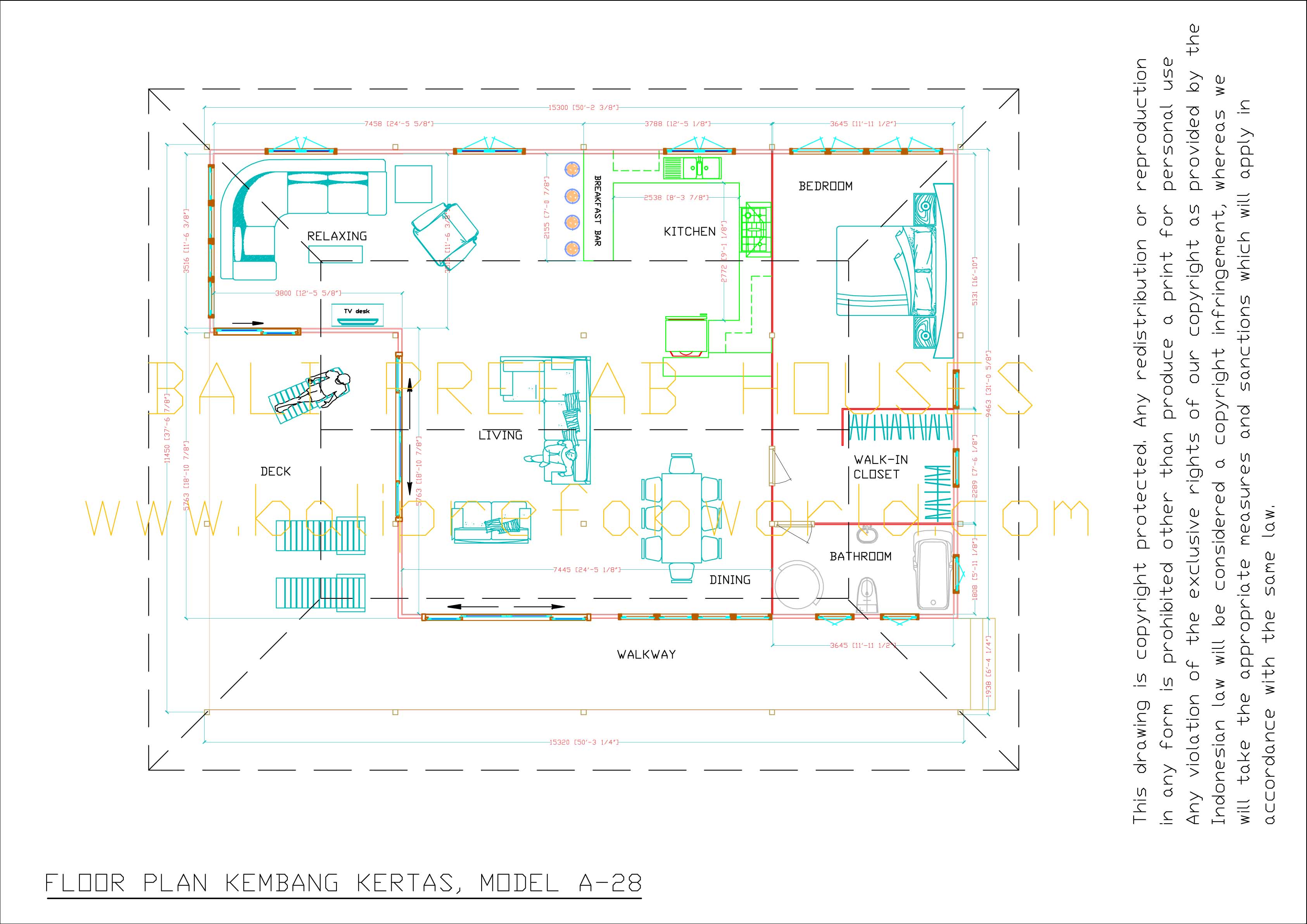 Kembang kertas floorplan