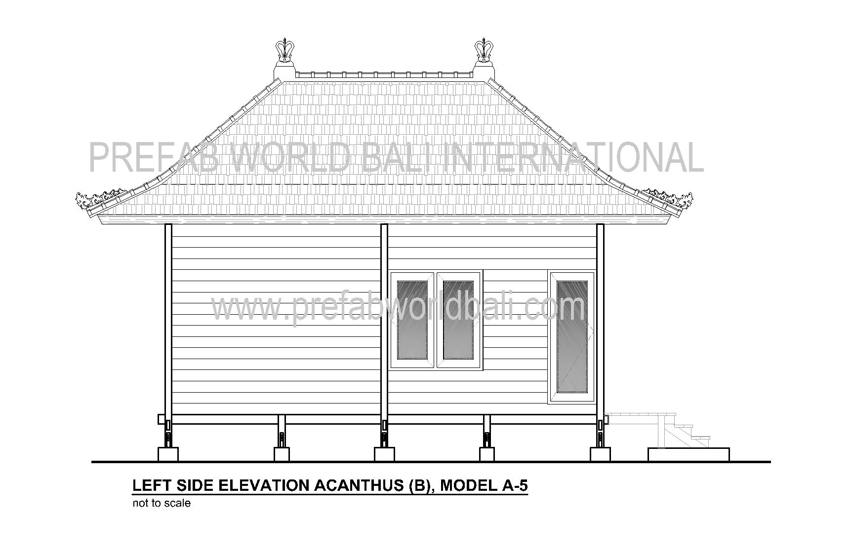 Acanthus left elevation