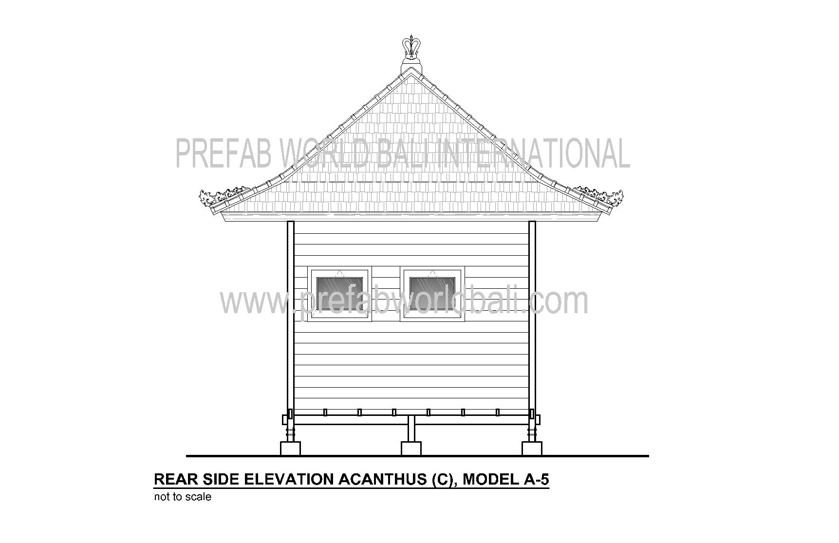 Acanthus rear elevation