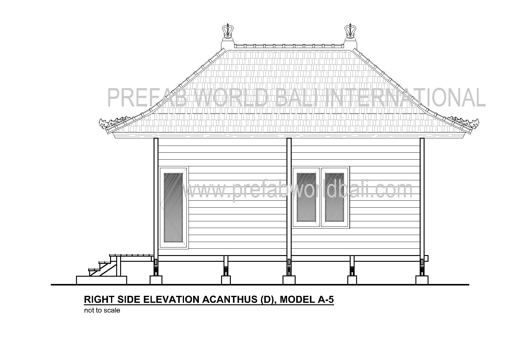Acanthus right elevation