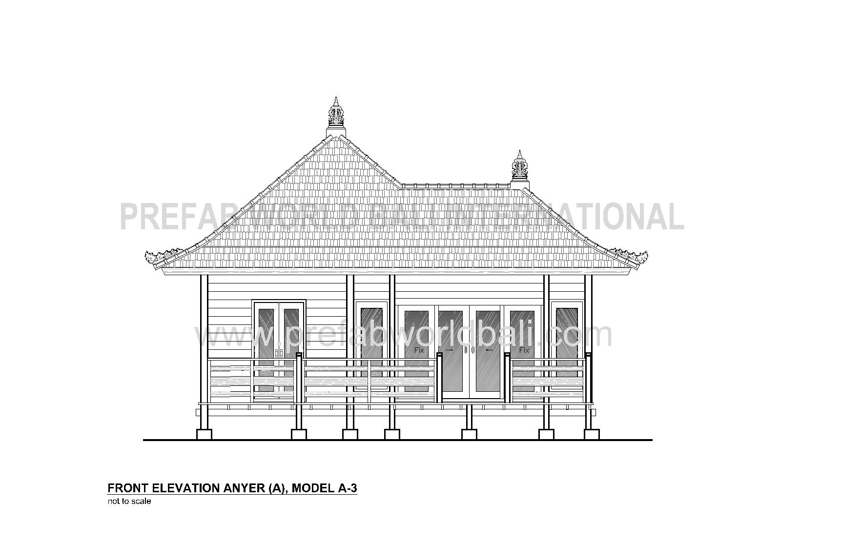 Anyer front elevation