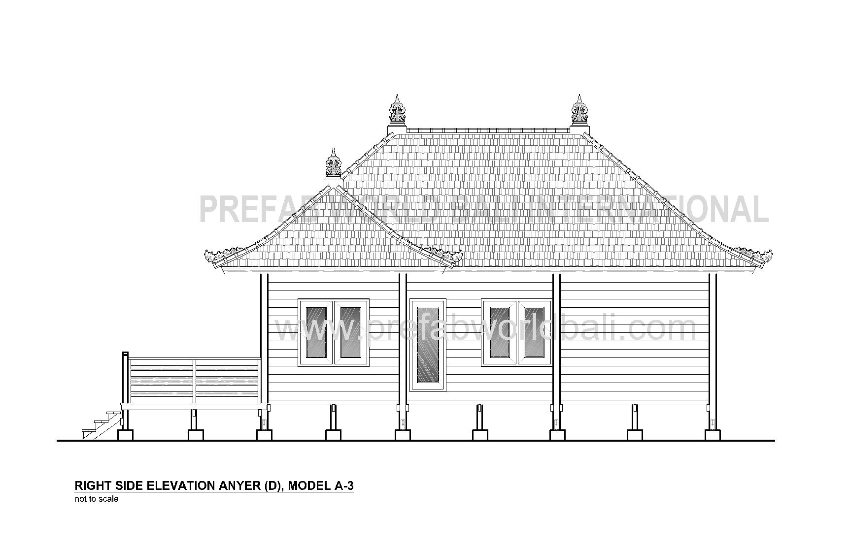 Anyer right elevation