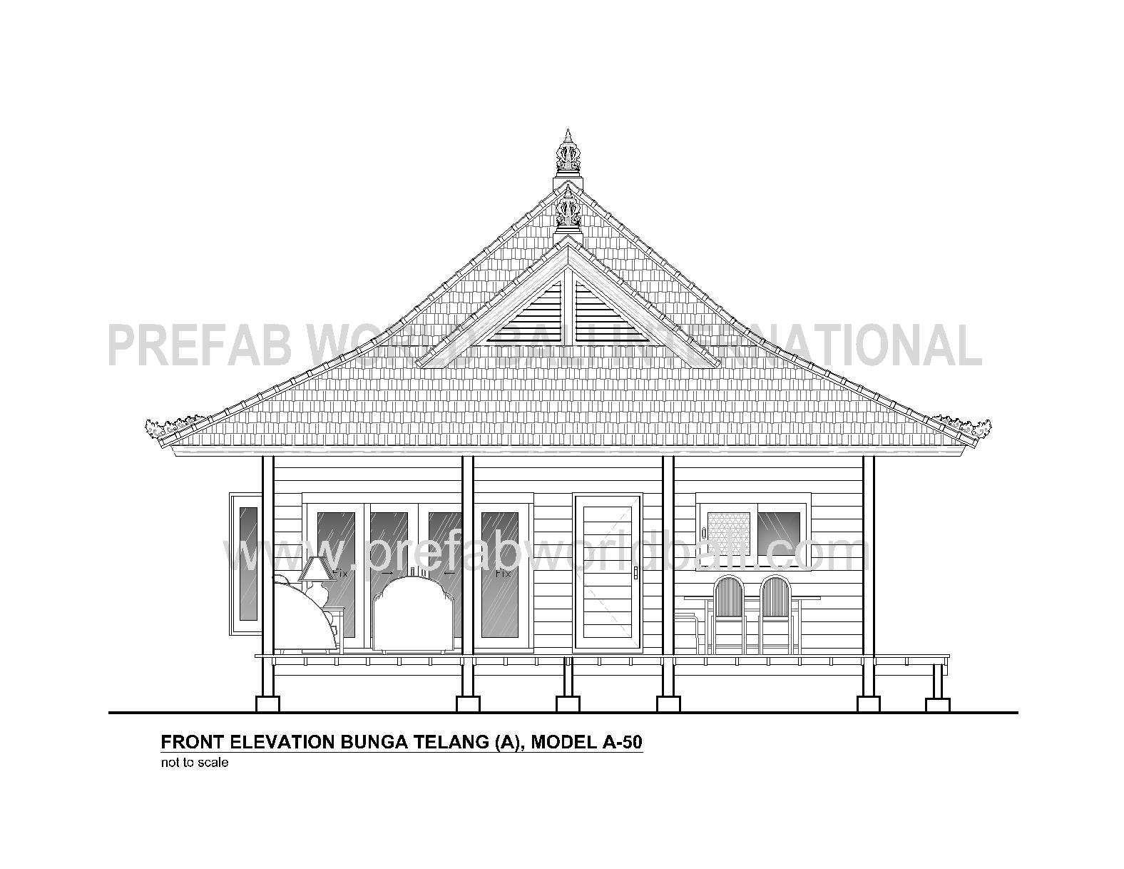 Bunga Telang front elevation