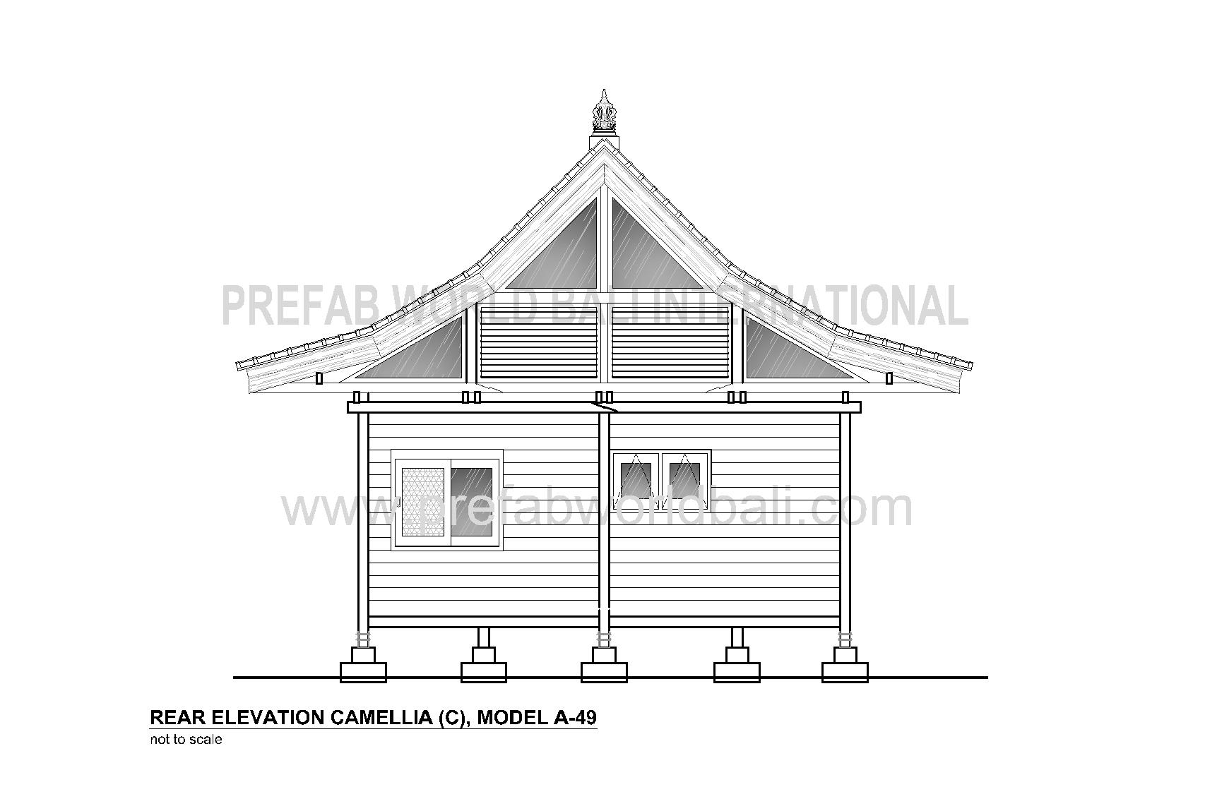 Camellia rear elevation