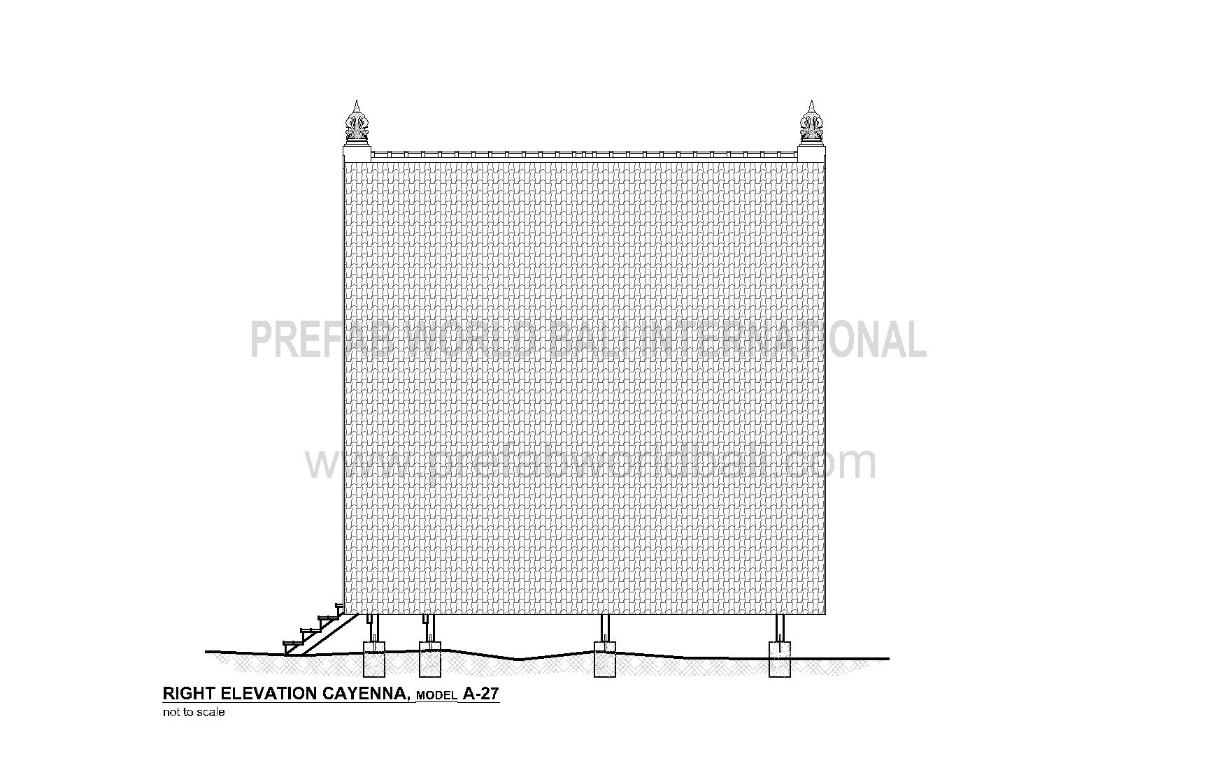 Cayenna right elevation