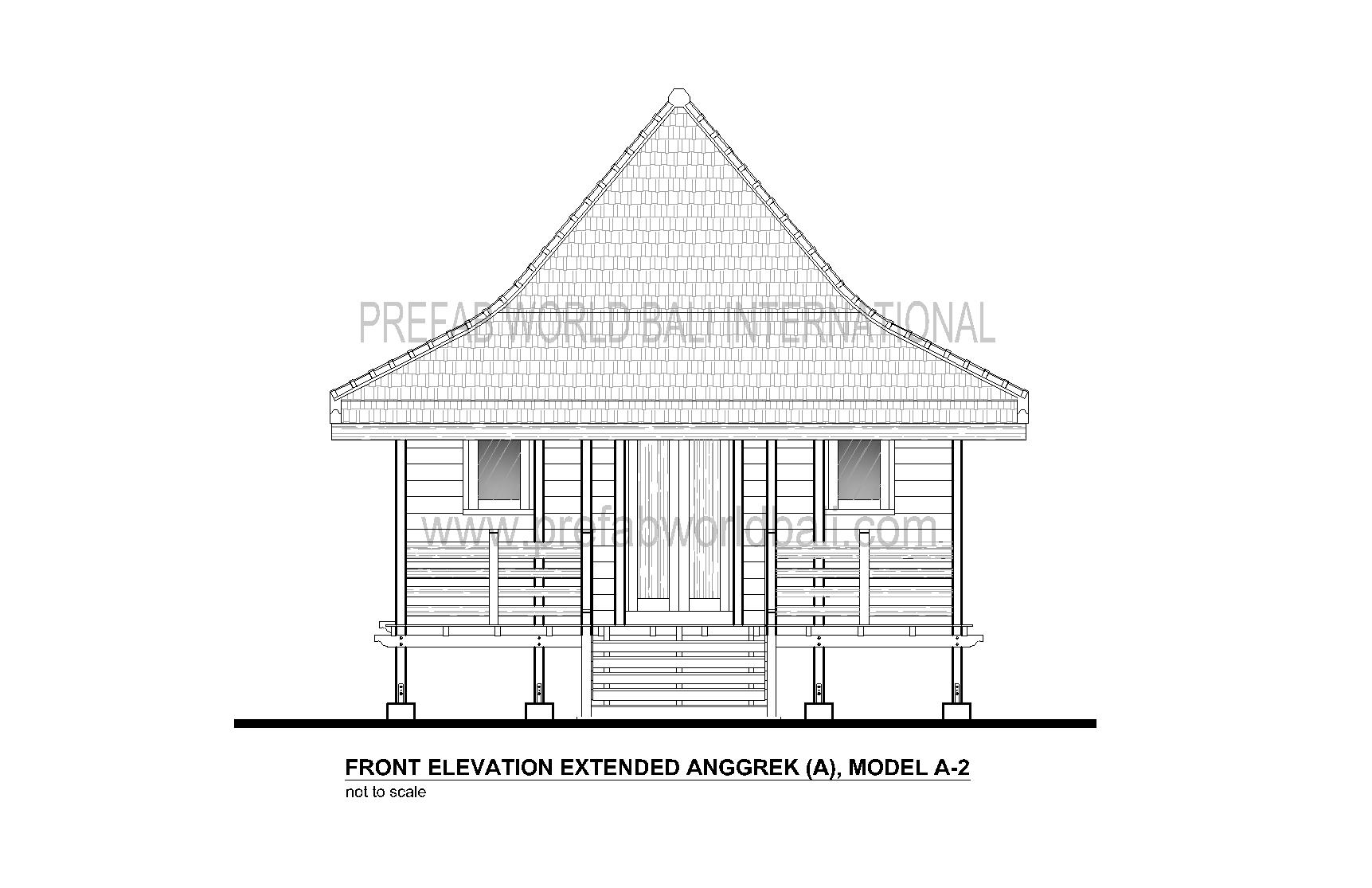 Extended Anggrek front elevation