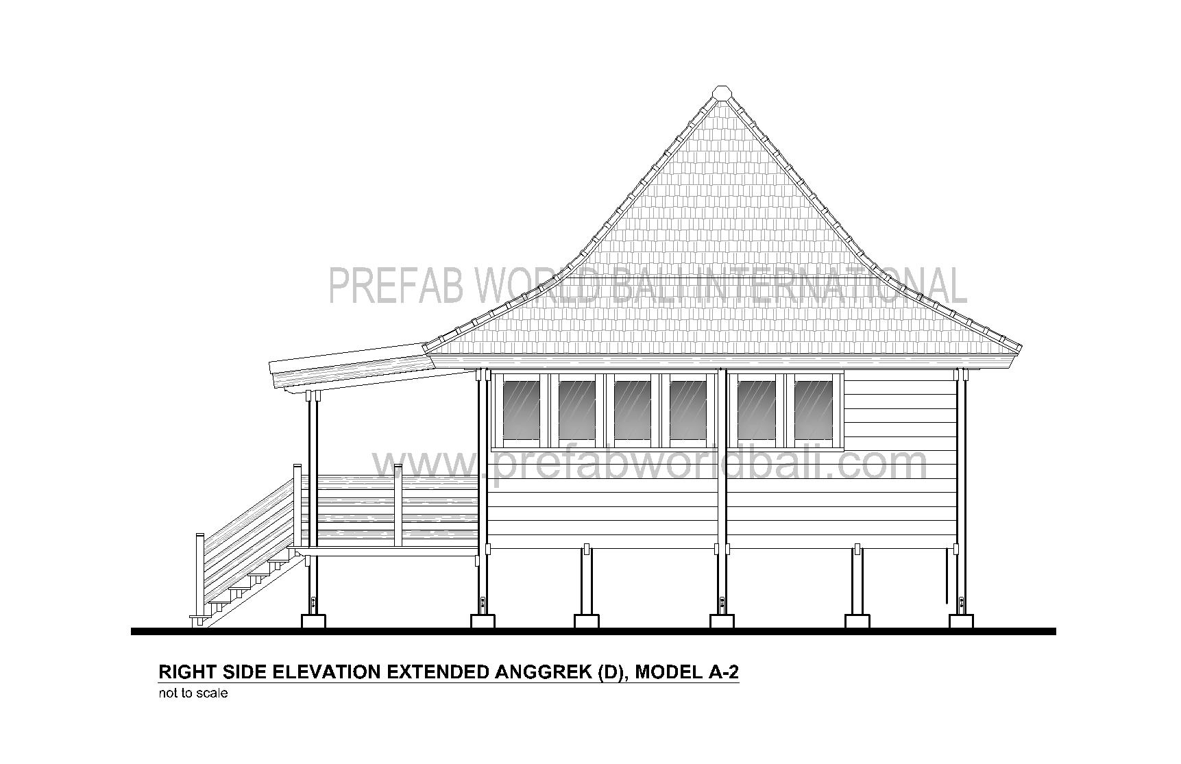 Extended Anggrek right elevation