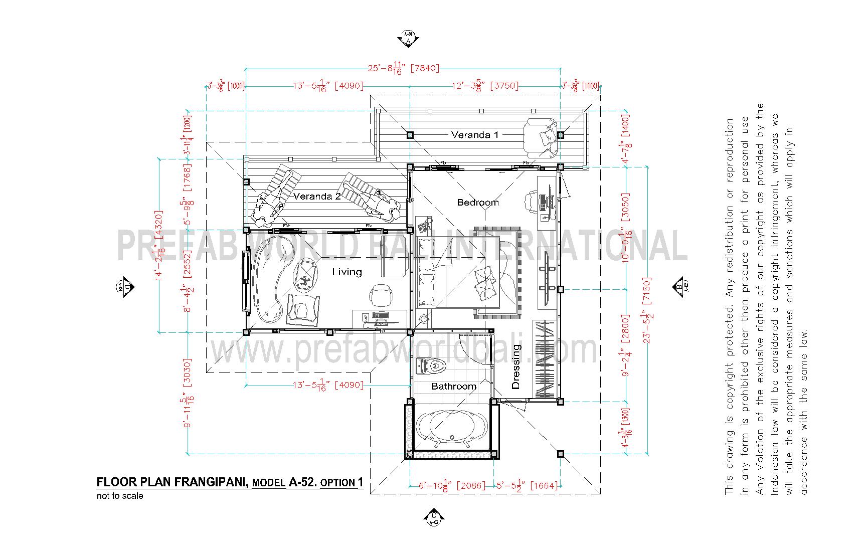 Frangipani floor plan option 1