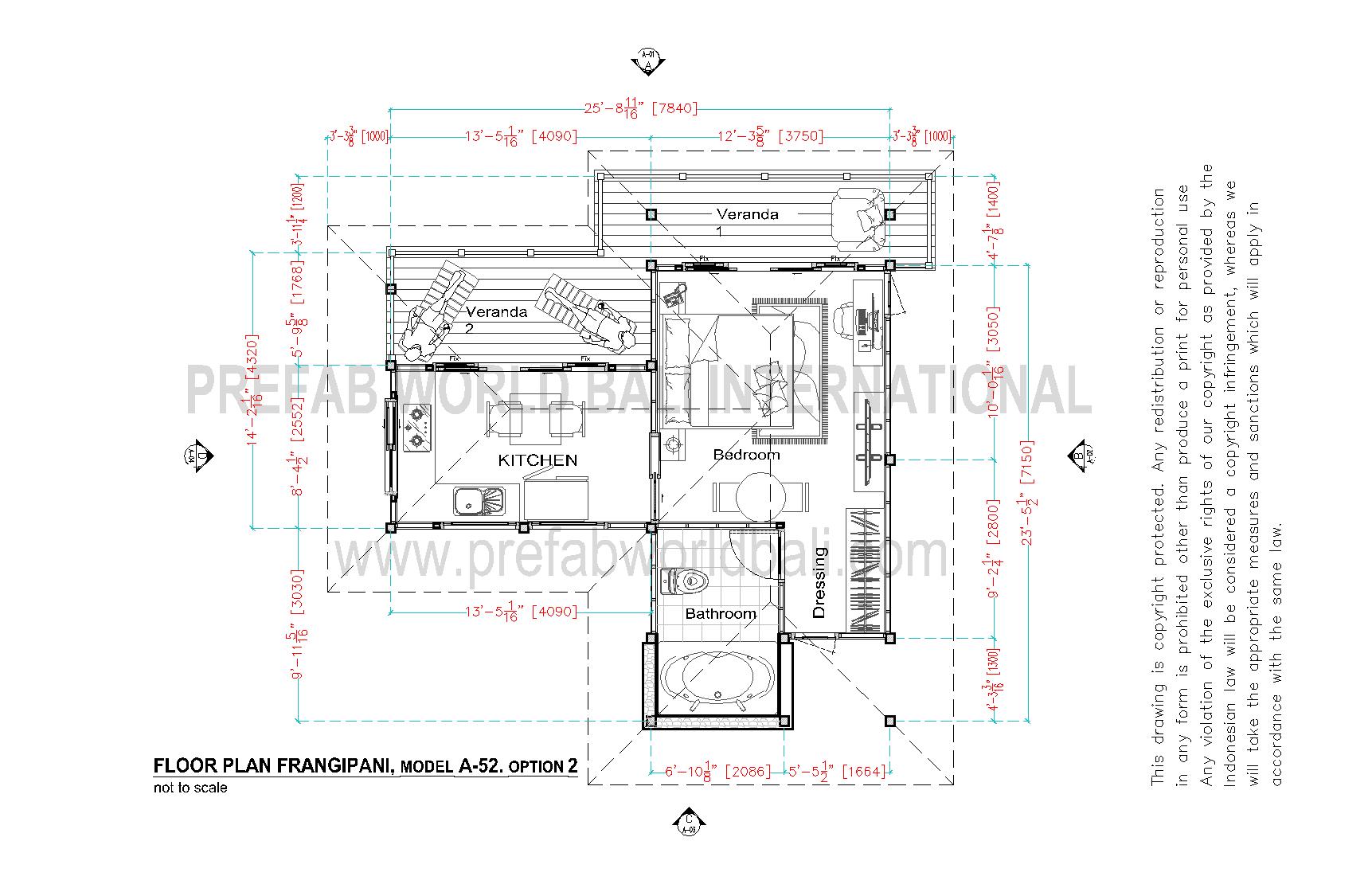 Frangipani floor plan option 2