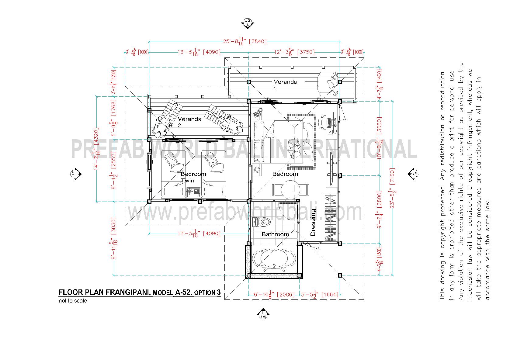Frangipani floor plan option 3