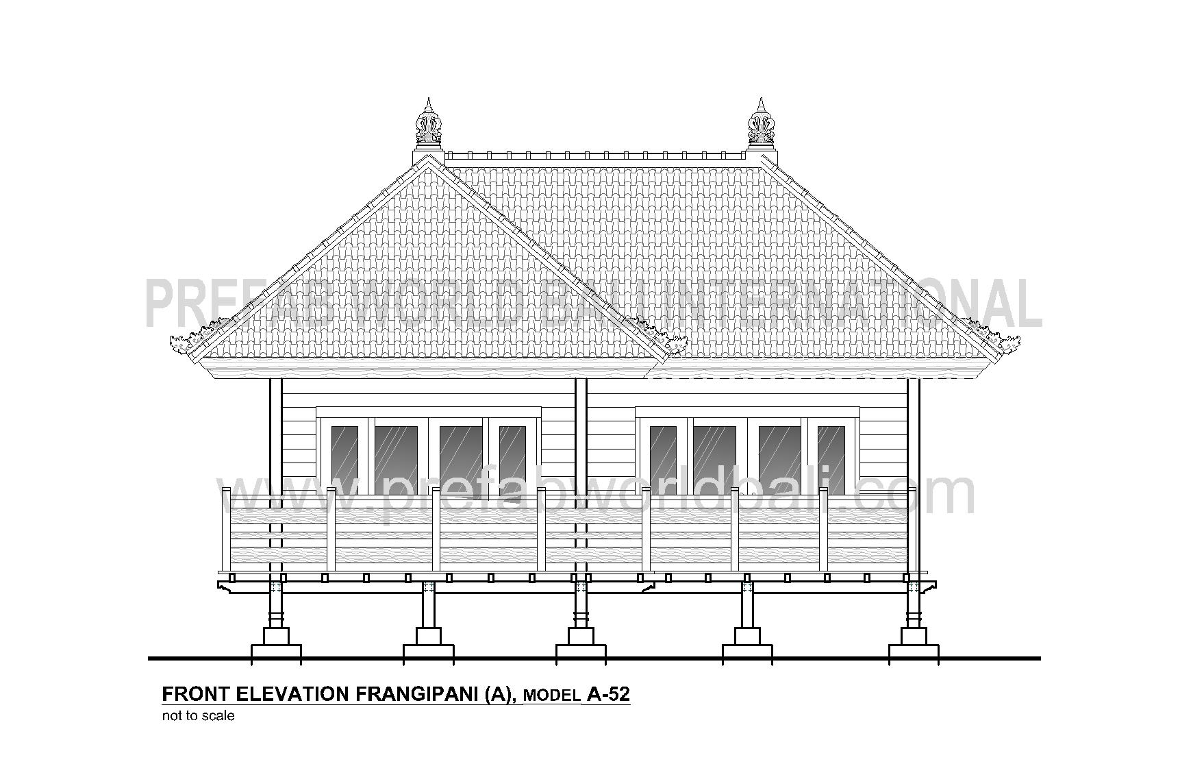 Frangipani front elevation