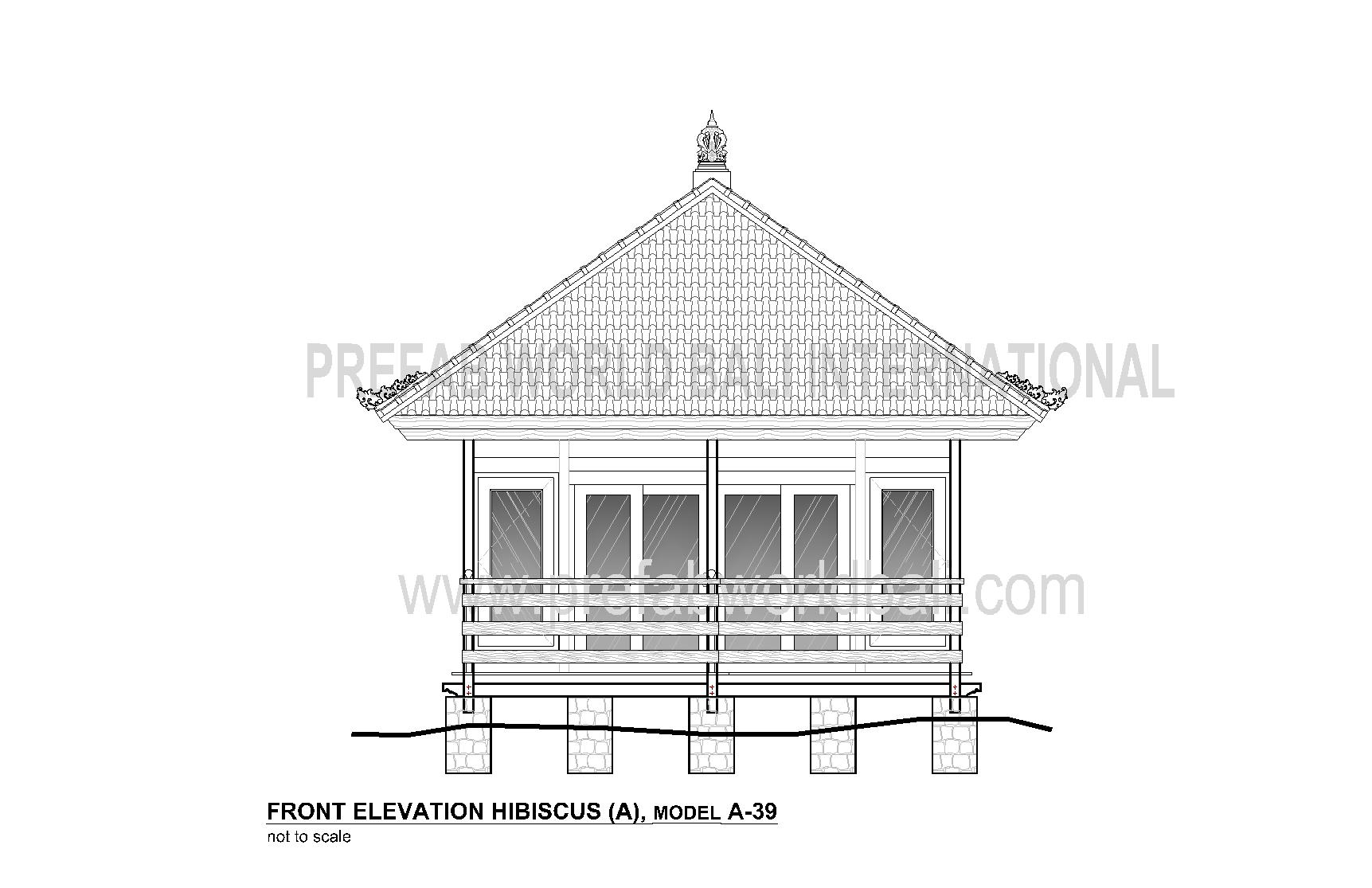 Hibiscus front elevation
