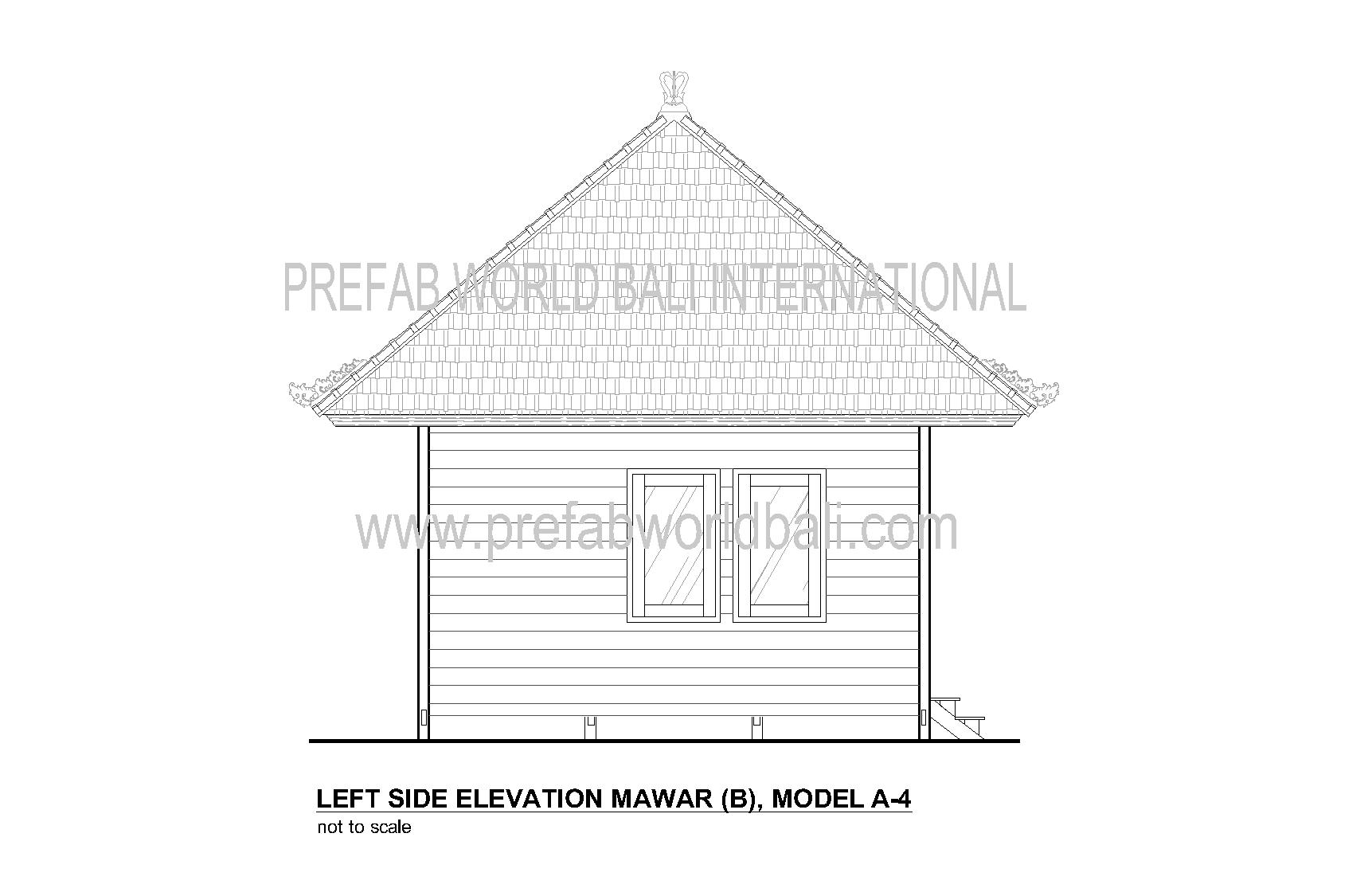 Mawar left elevation