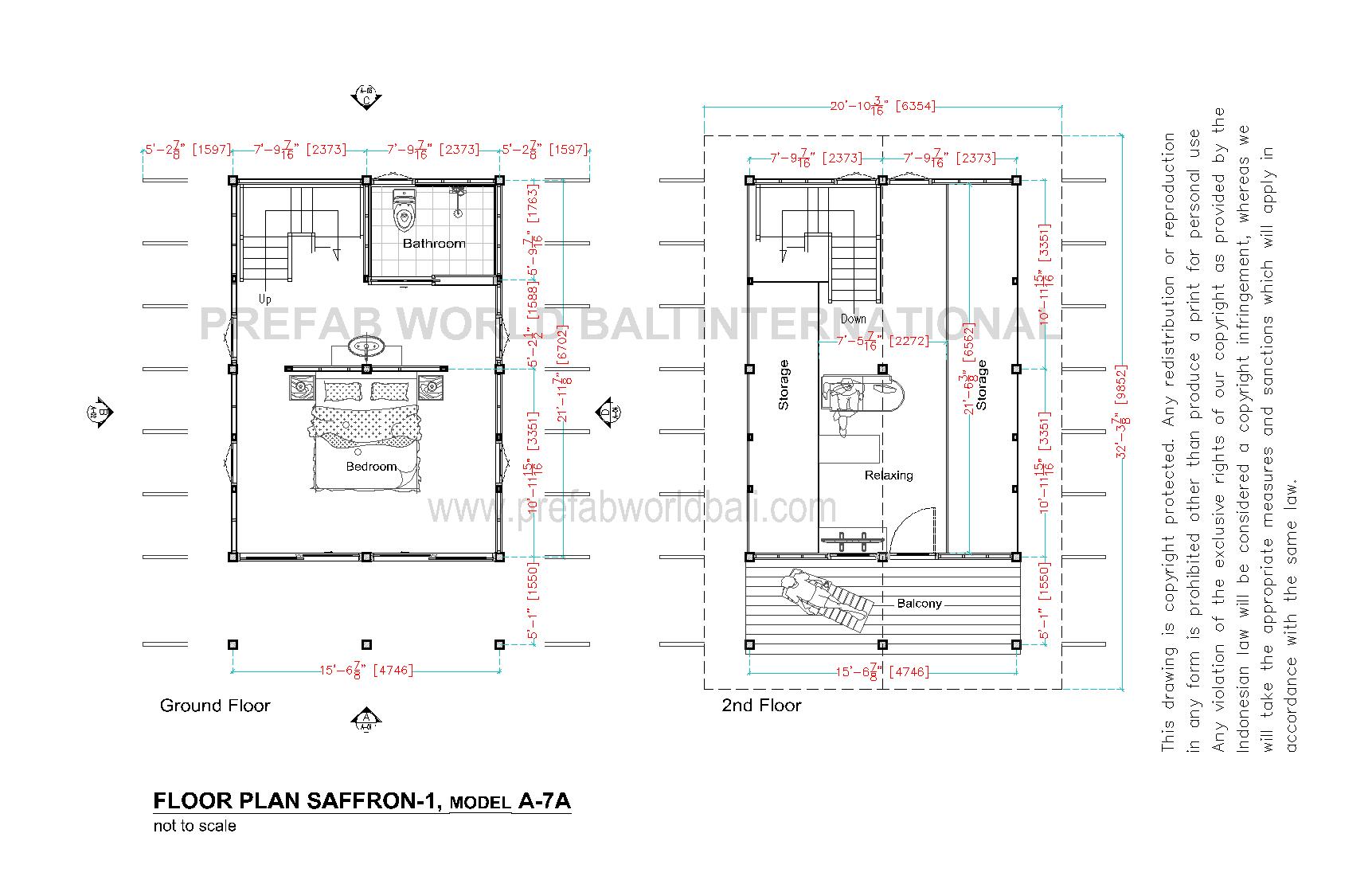 Saffron 1 floor plan