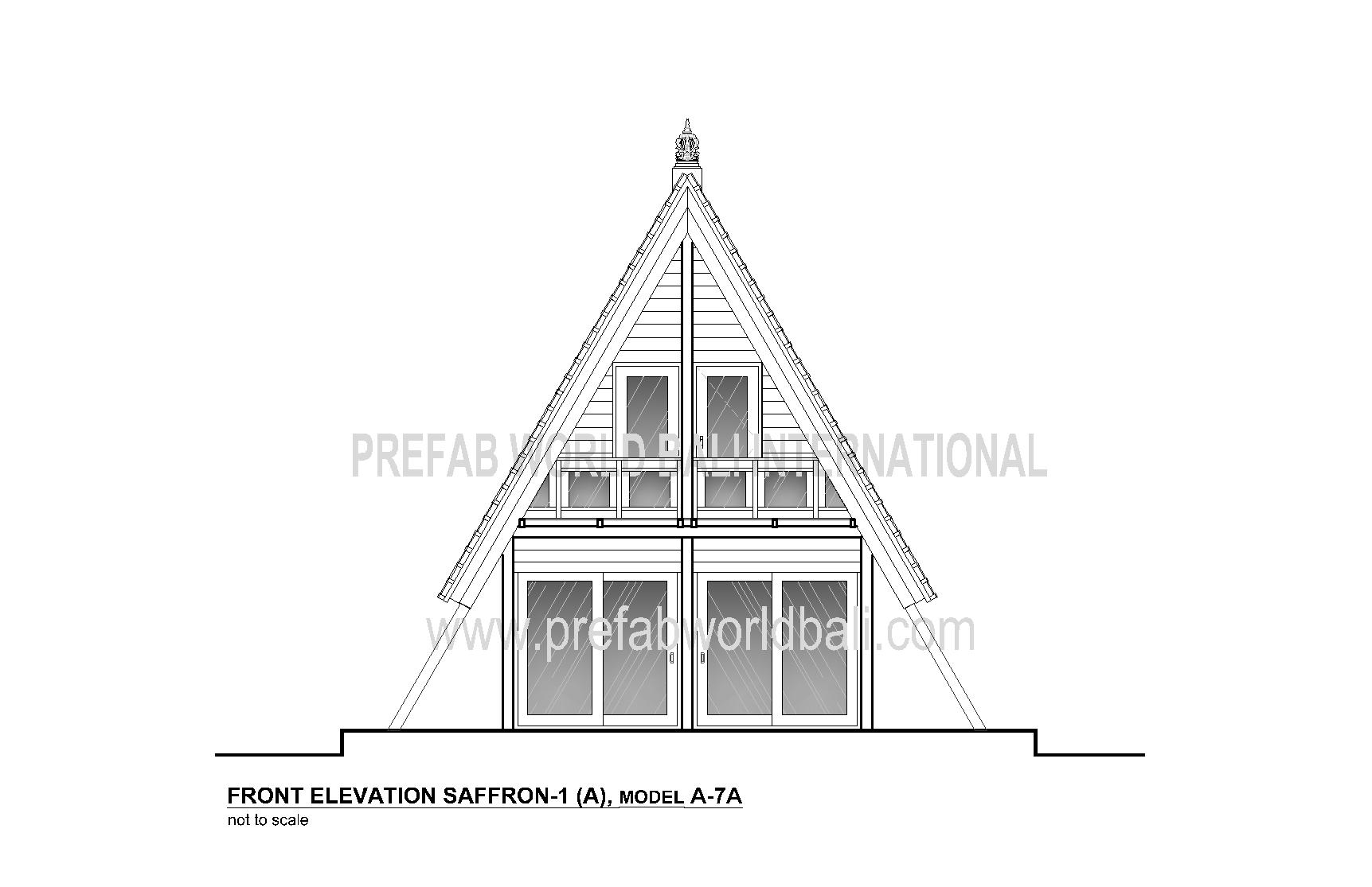 Saffron 1 front elevation
