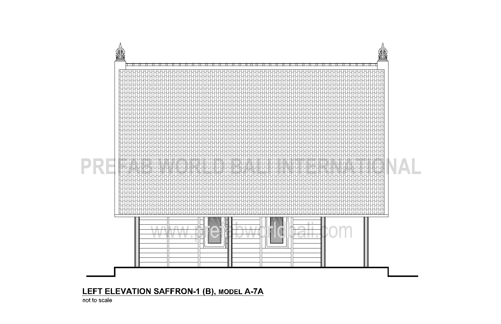 Saffron 1 left elevation