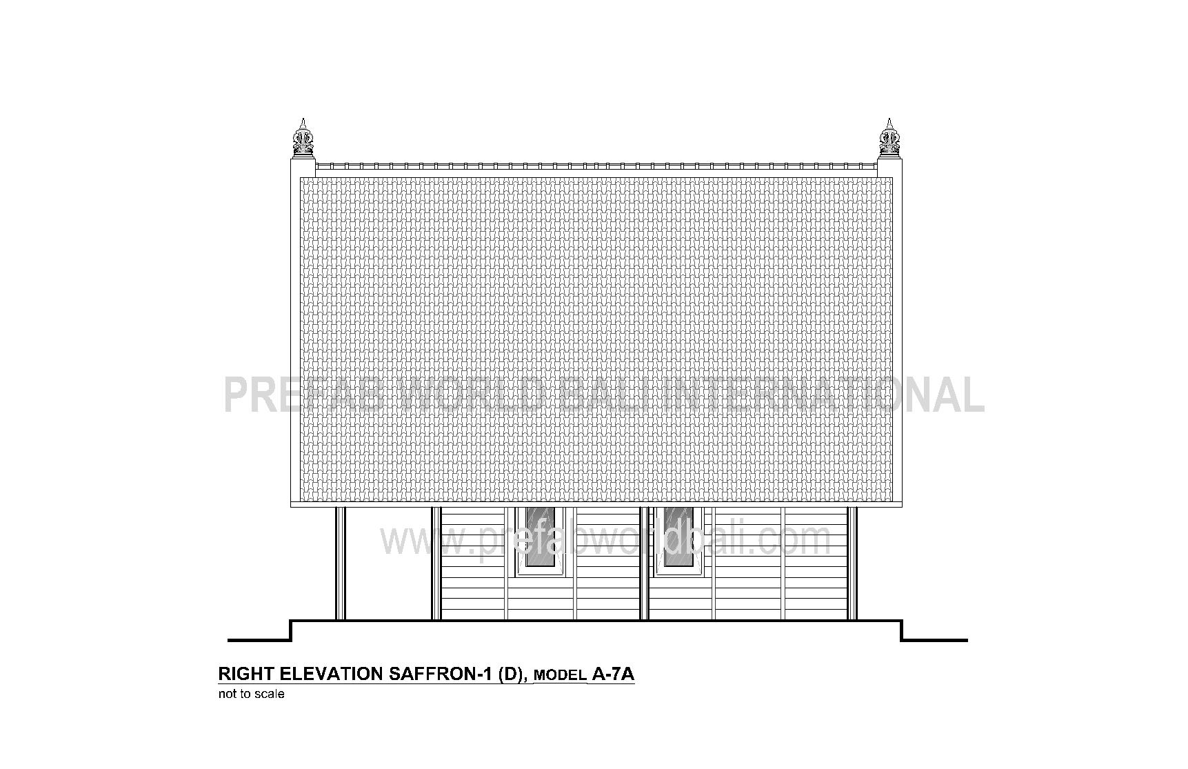 Saffron 1 right elevation