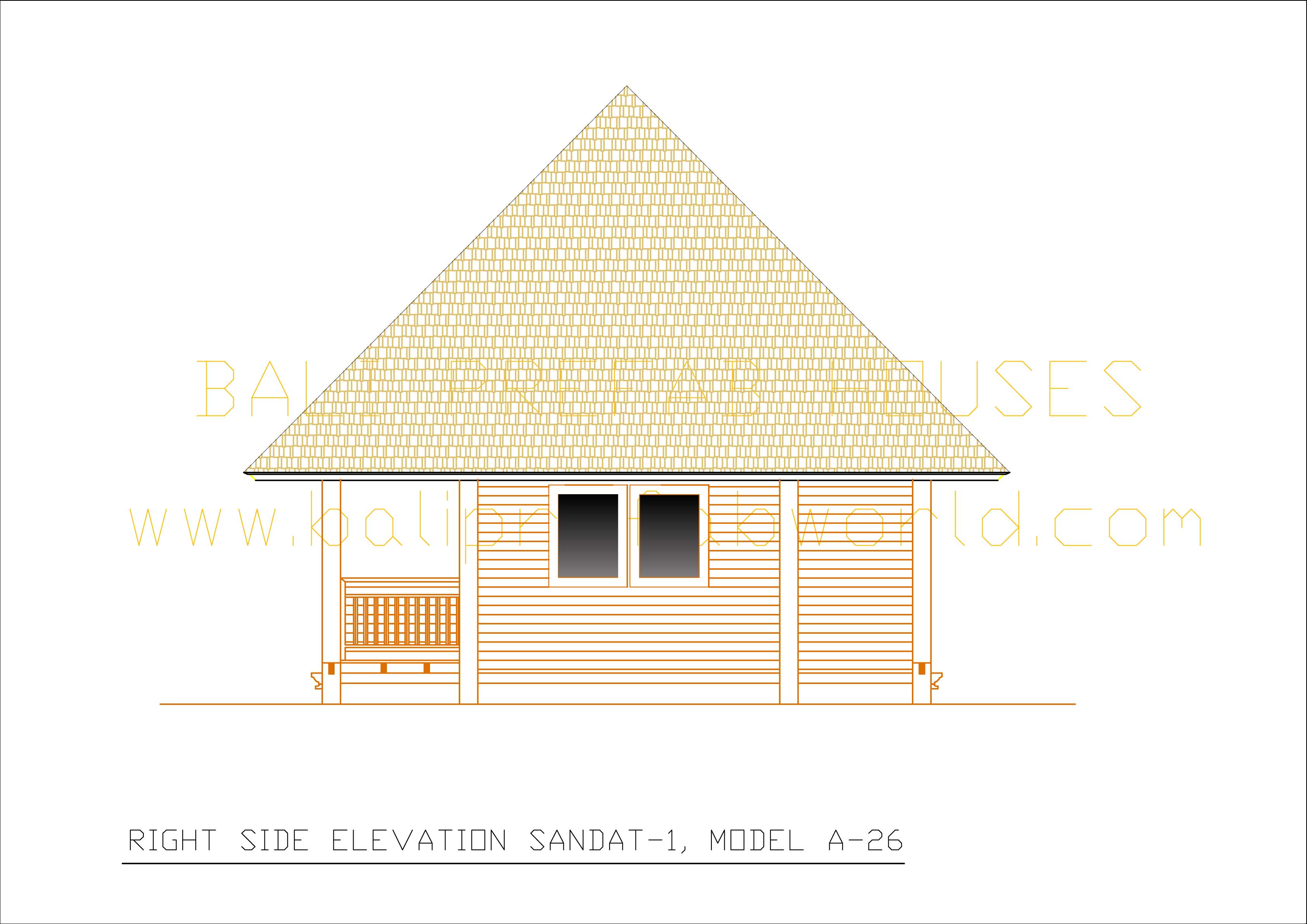 Sandat 1 right side elevation