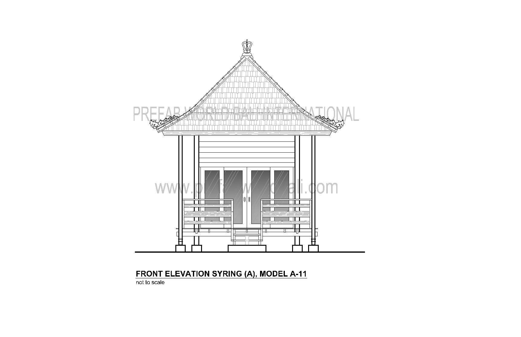 Syring front elevation