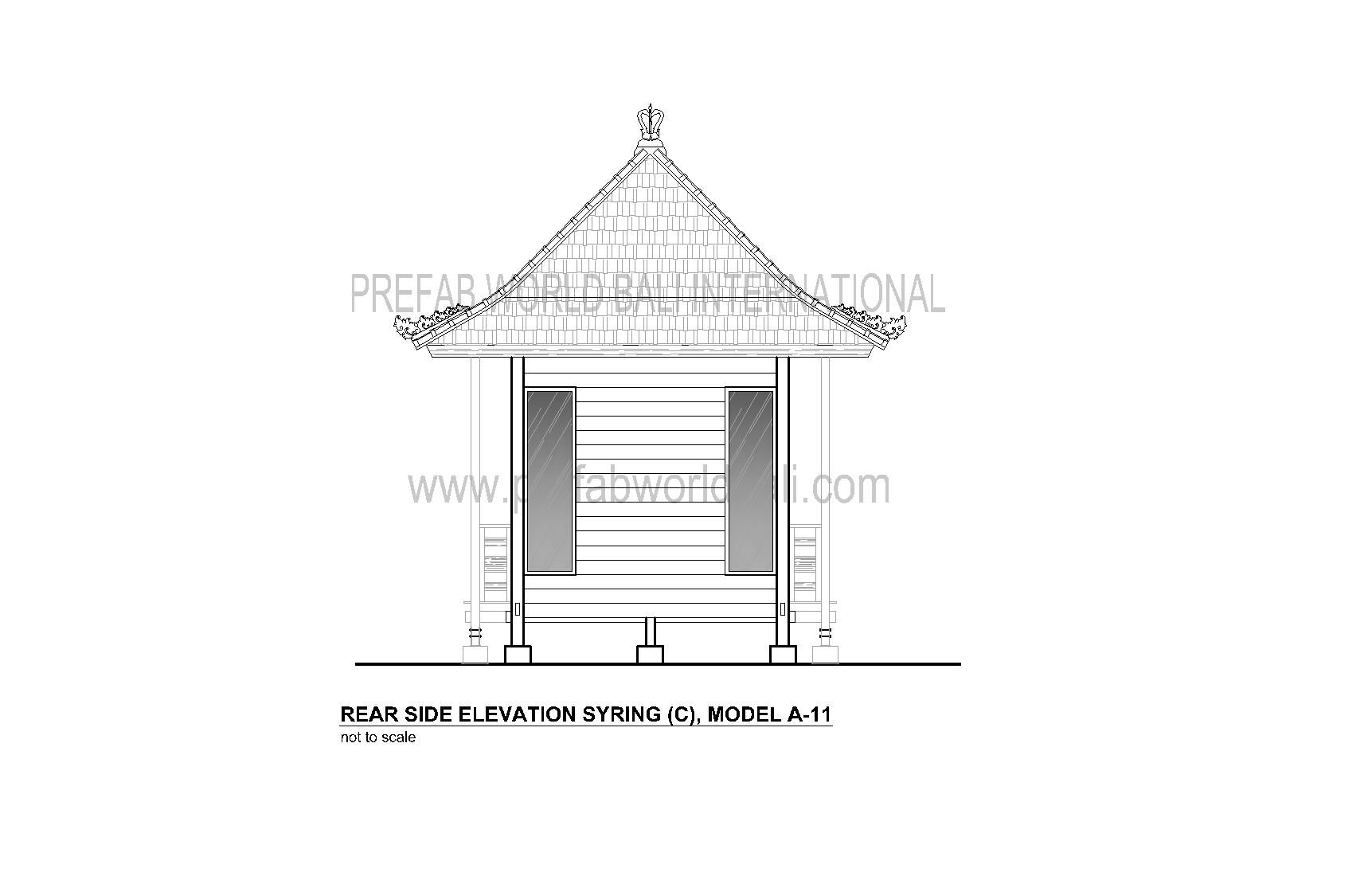 Syring rear elevation