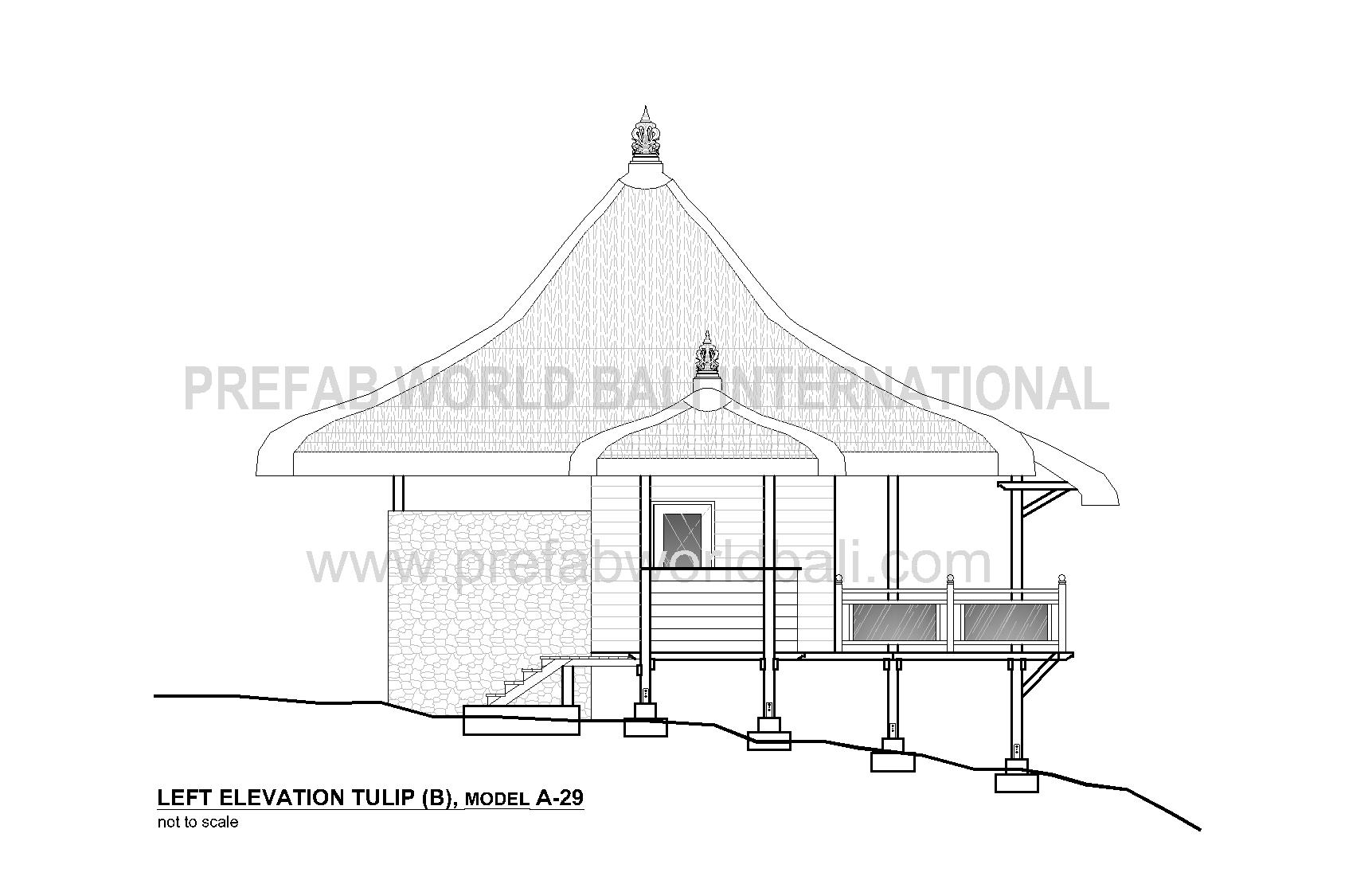 Tulip left elevation