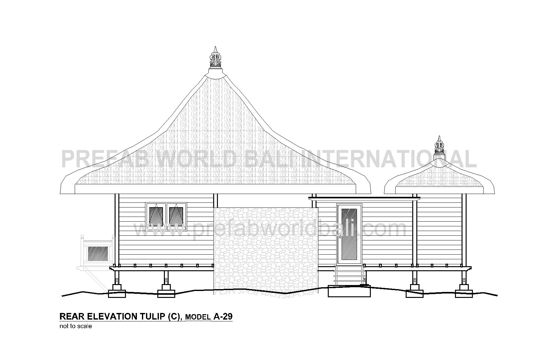 Tulip rear elevation