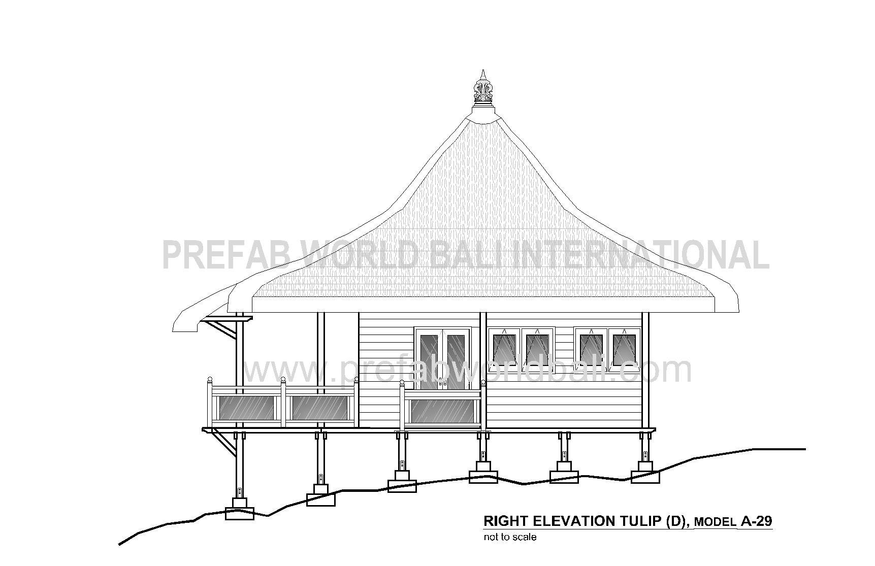 Tulip right elevation