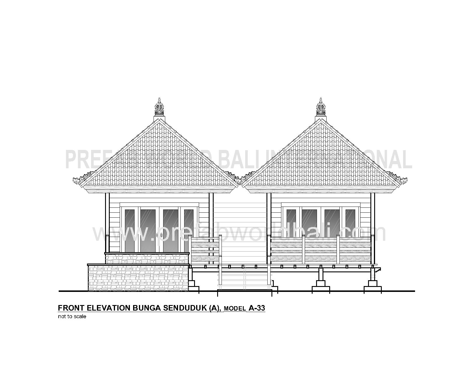 Bunga Senduduk front elevation