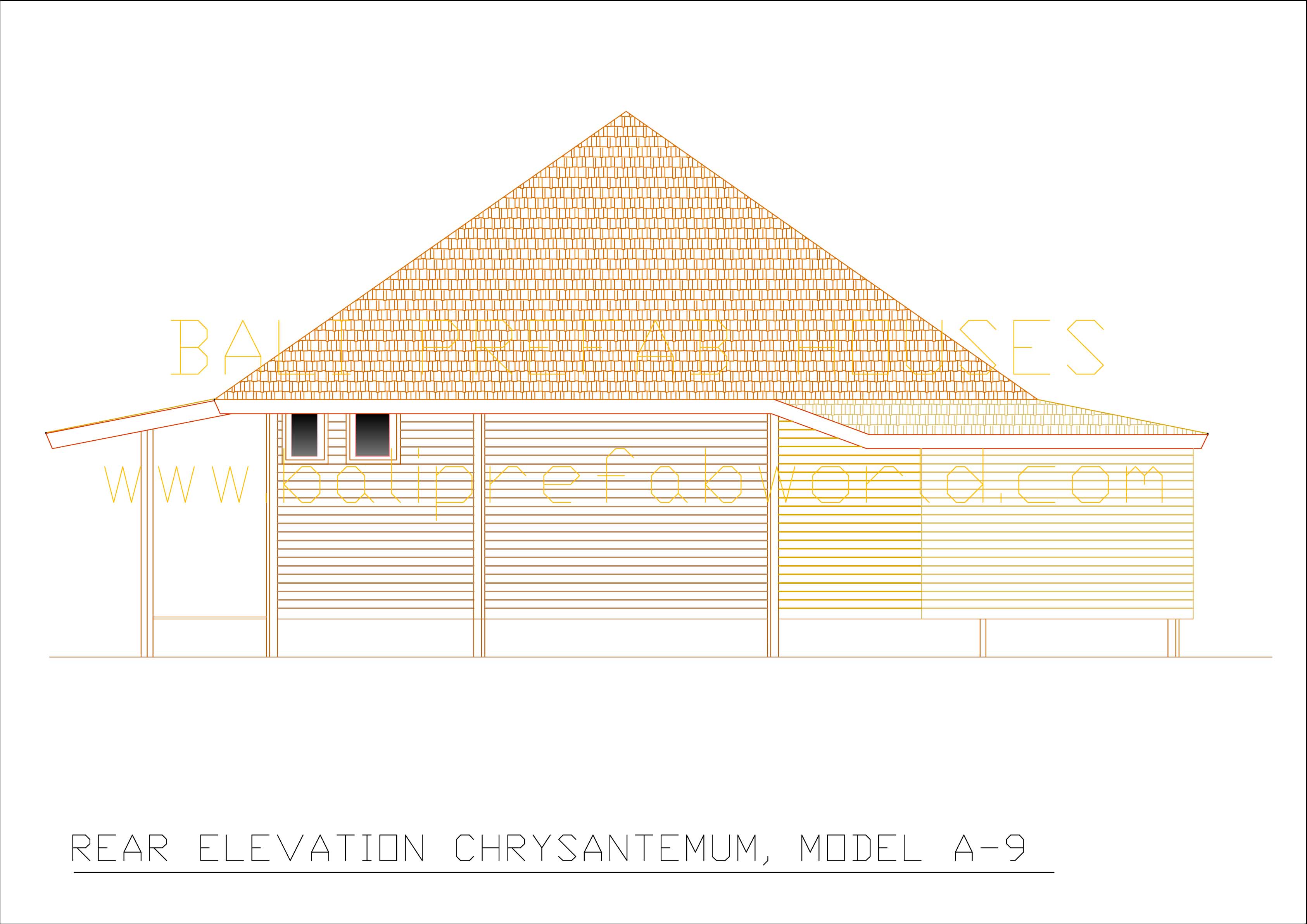 Chrysantemum rear elevation