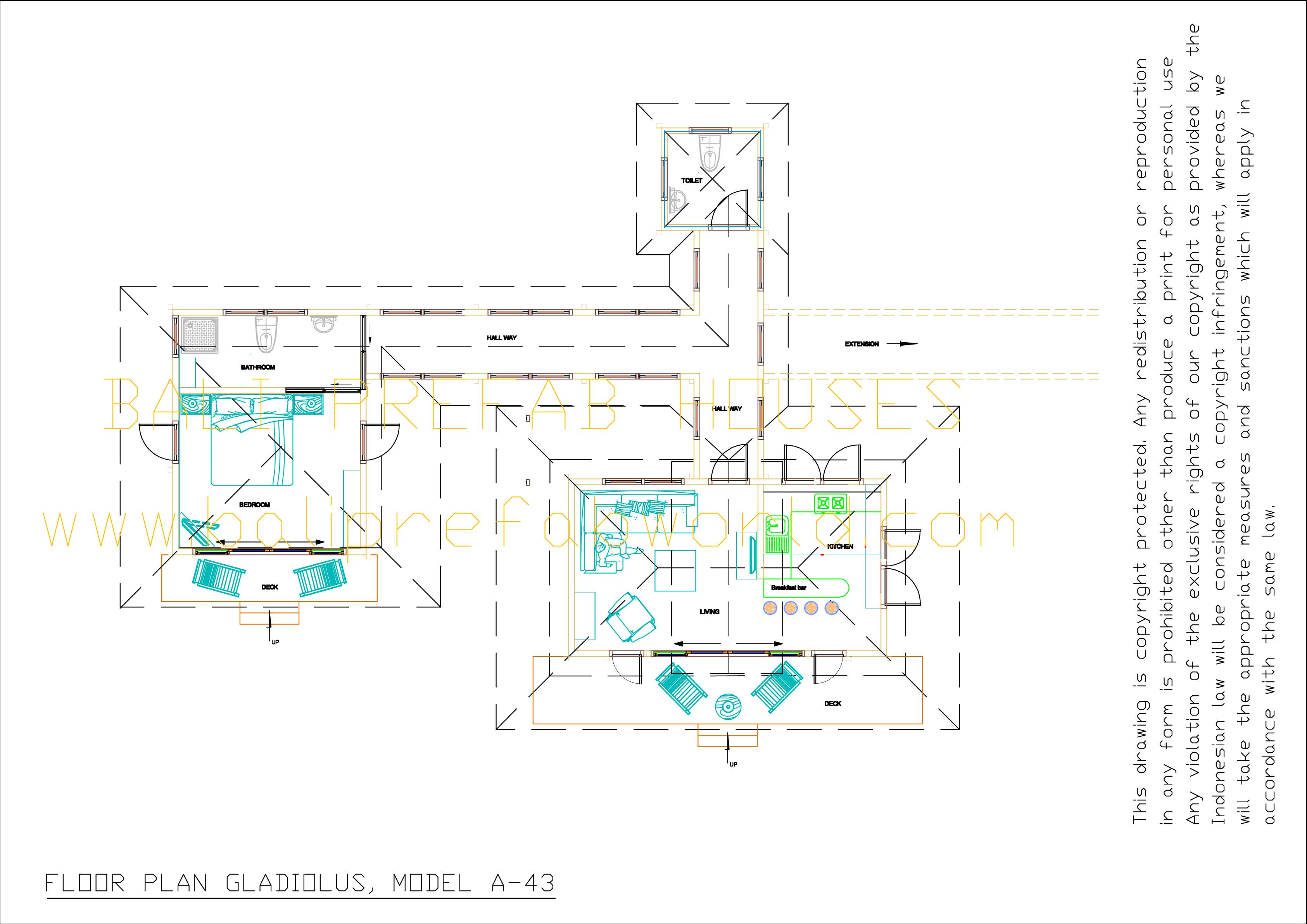 Gladiolus floorplan