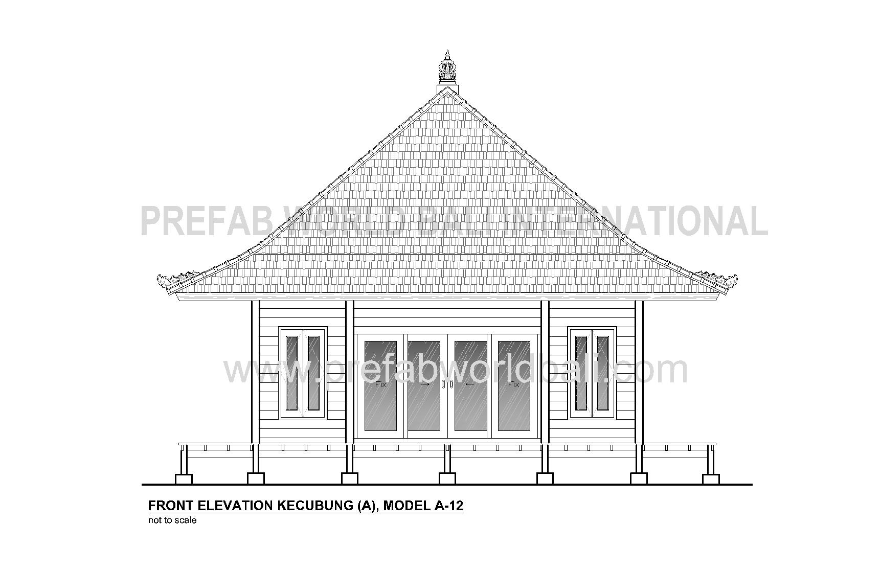 Kecubung front elevation