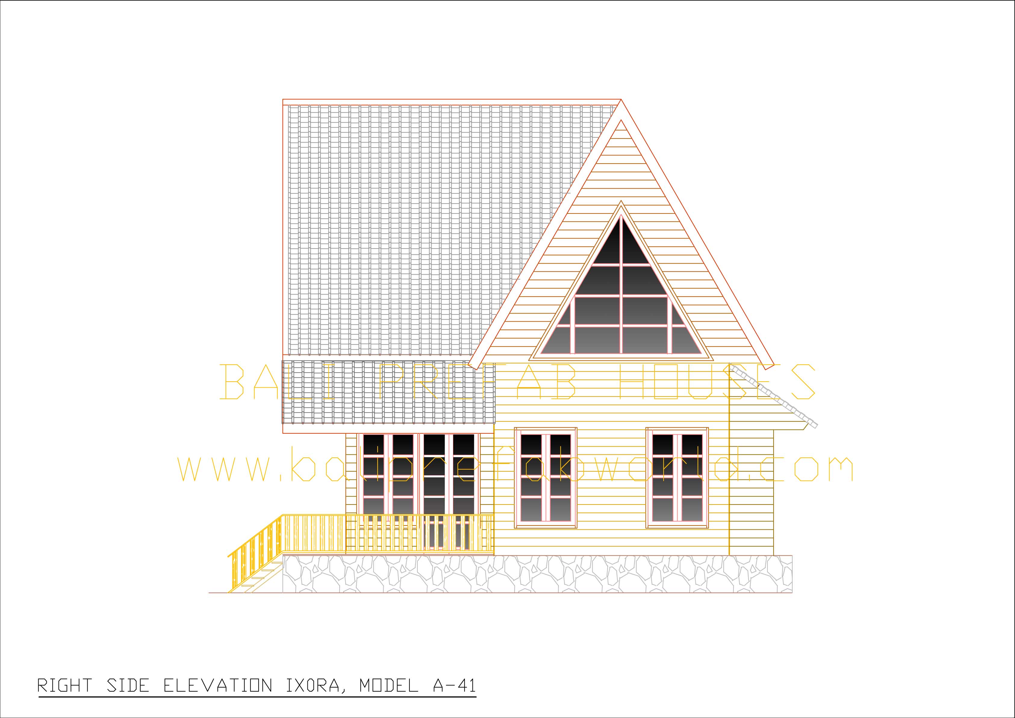 Ixora right side elevation