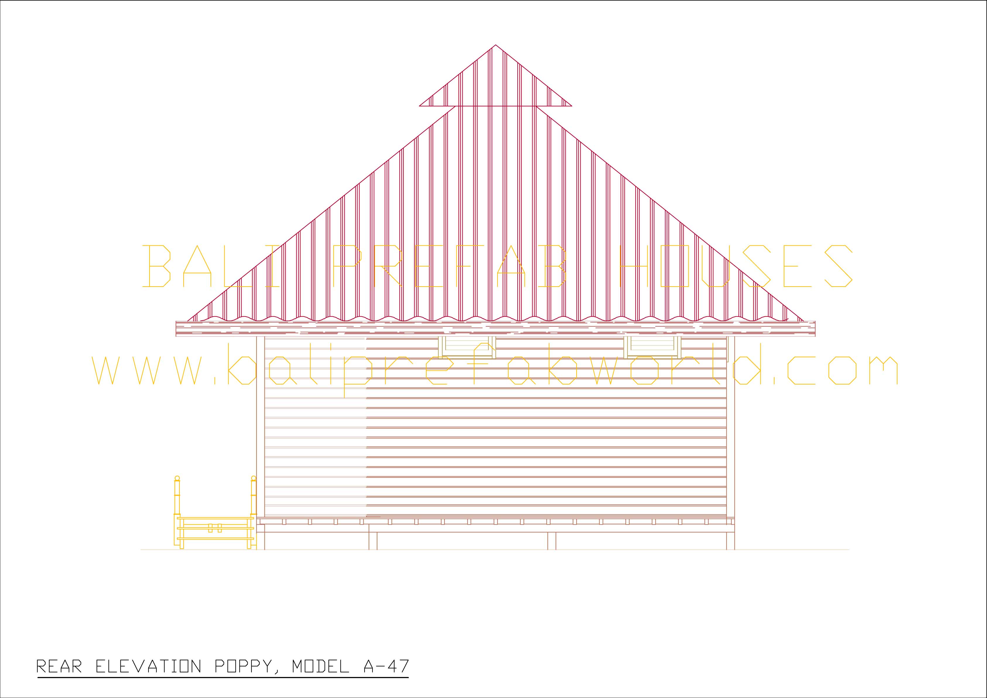 Poppy rear elevation
