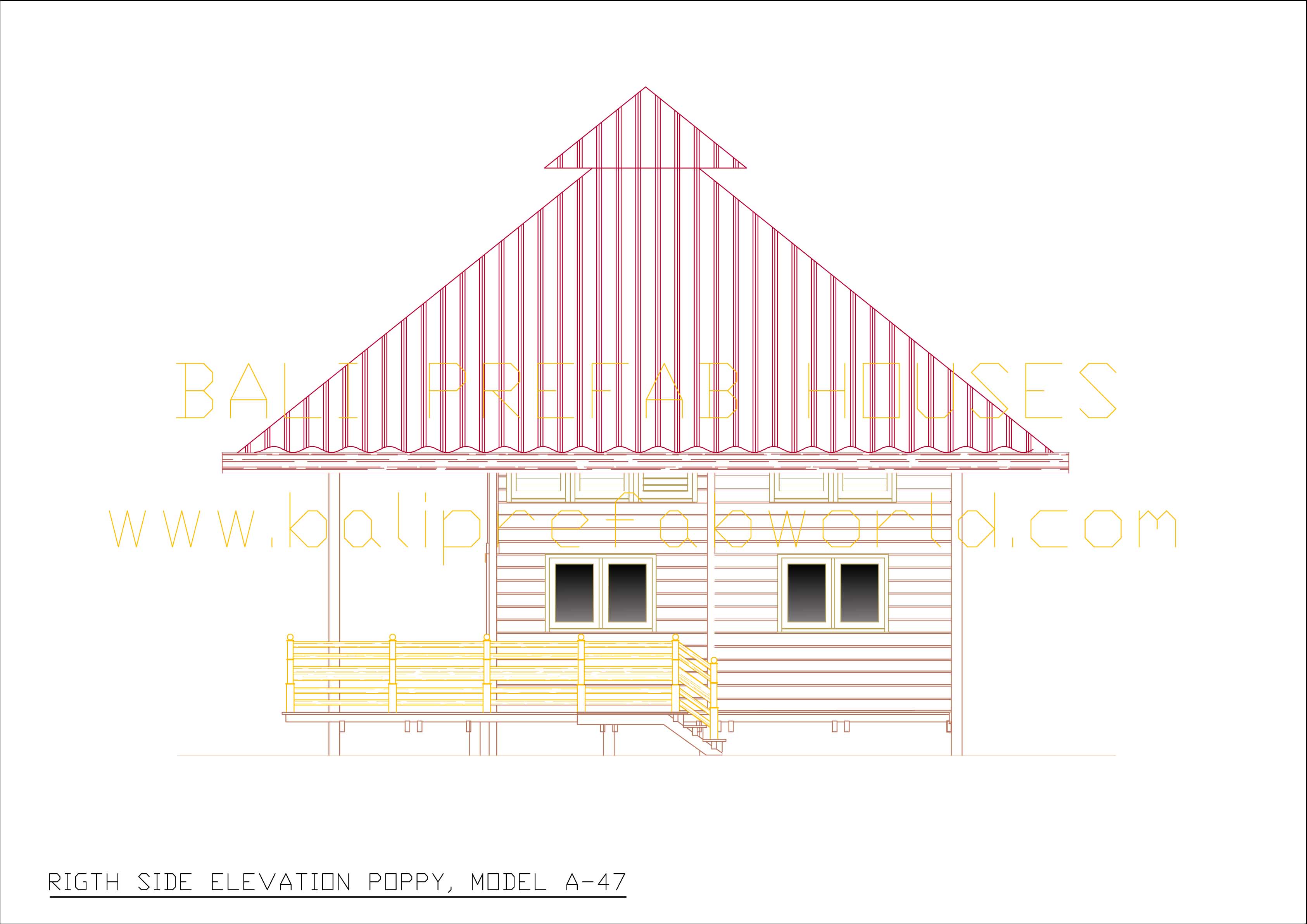 Poppy right side elevation