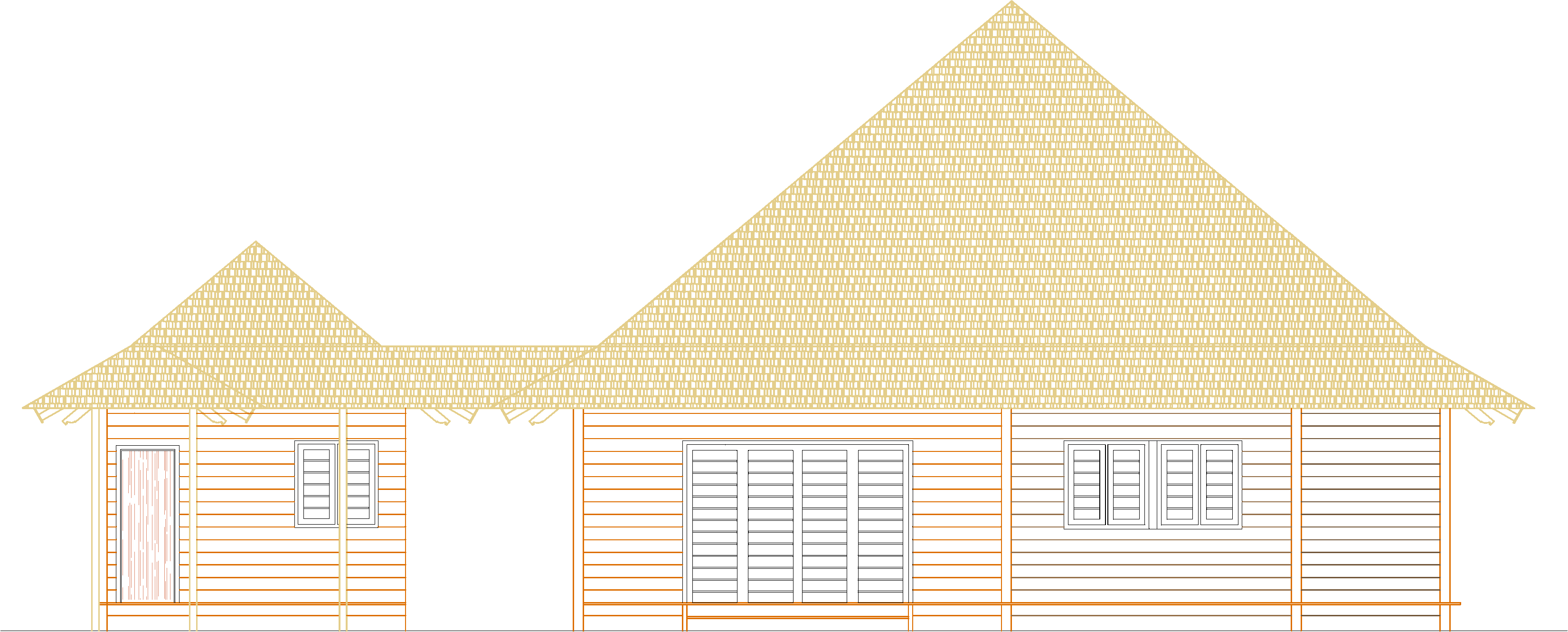 Flamboyant front elevation