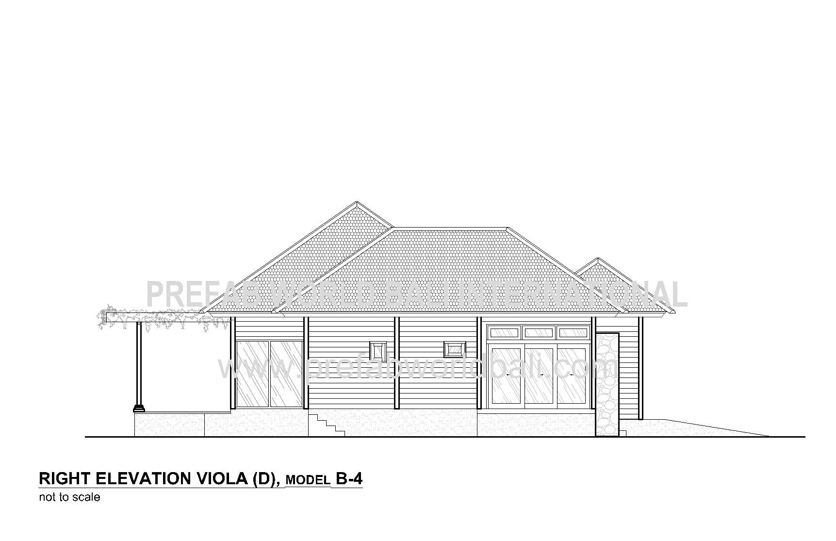 Viola right elevation