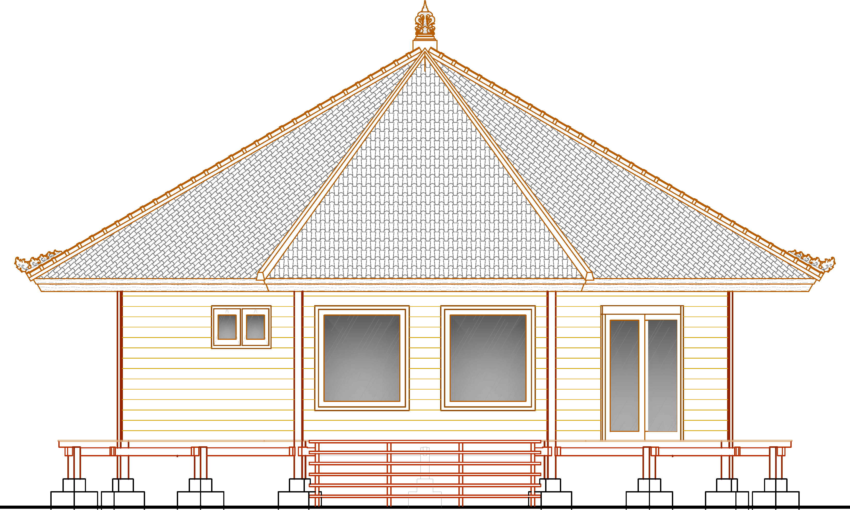 Melati front elevation