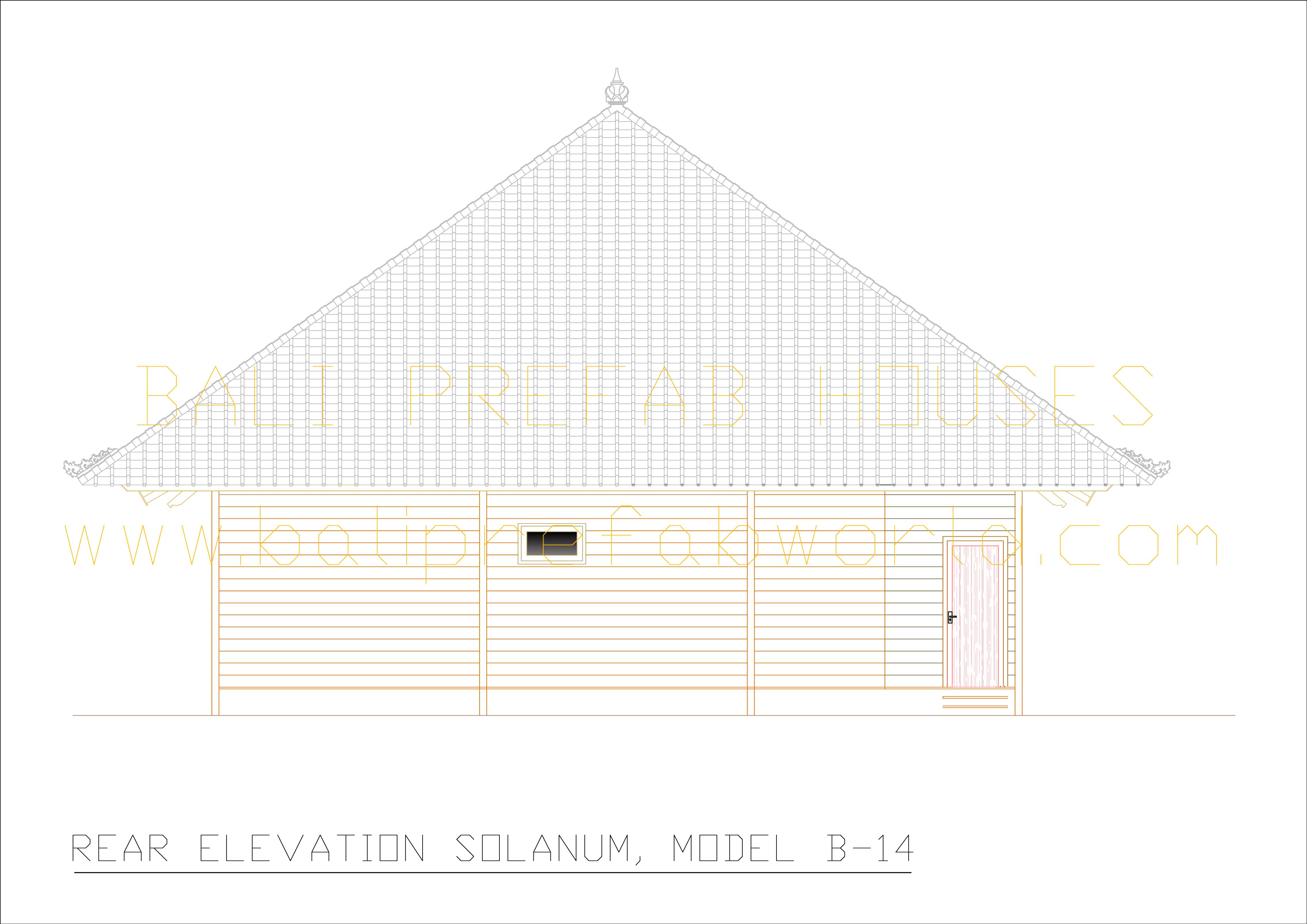 Solanum rear elevation