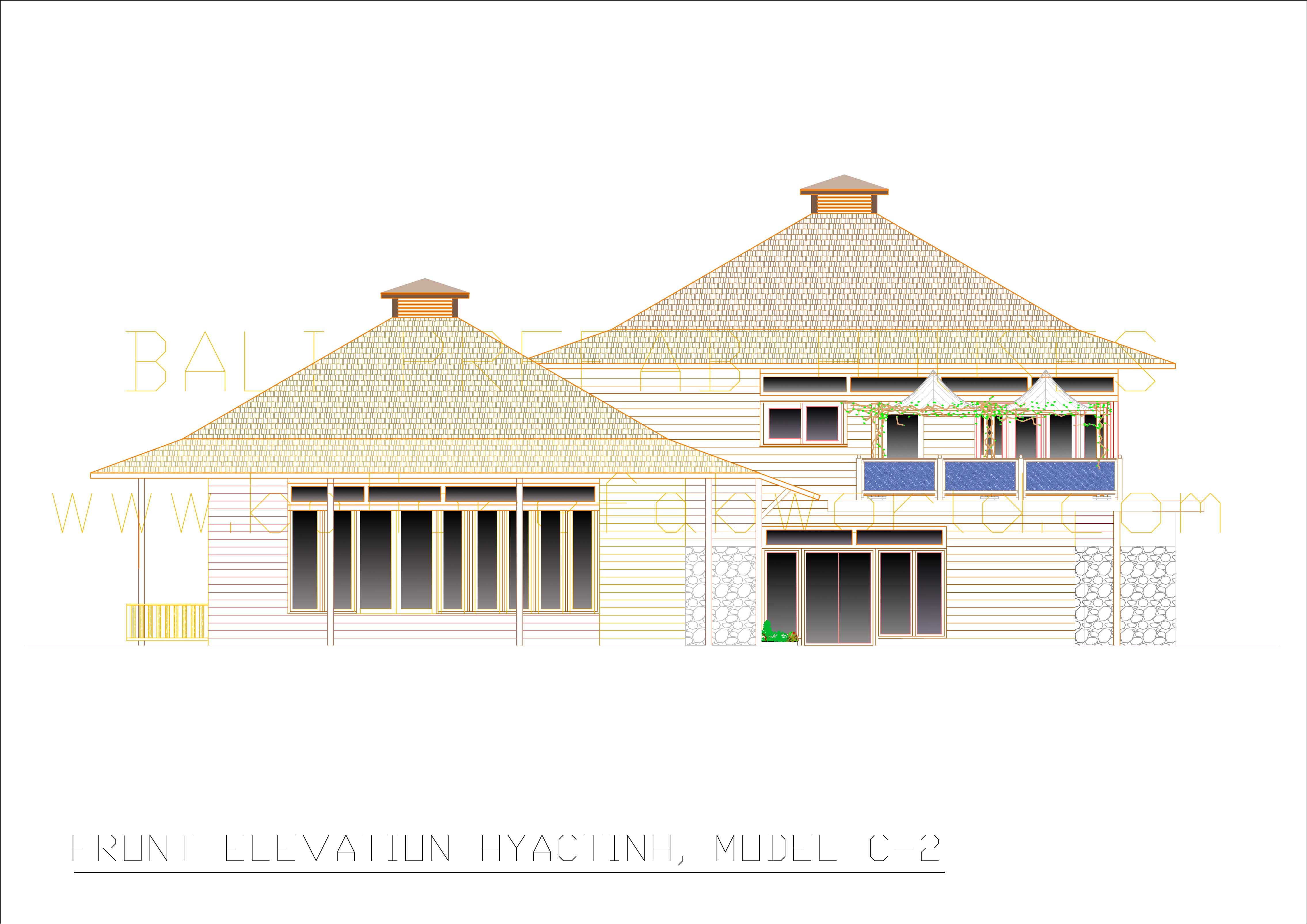 Hyacinth front elevation