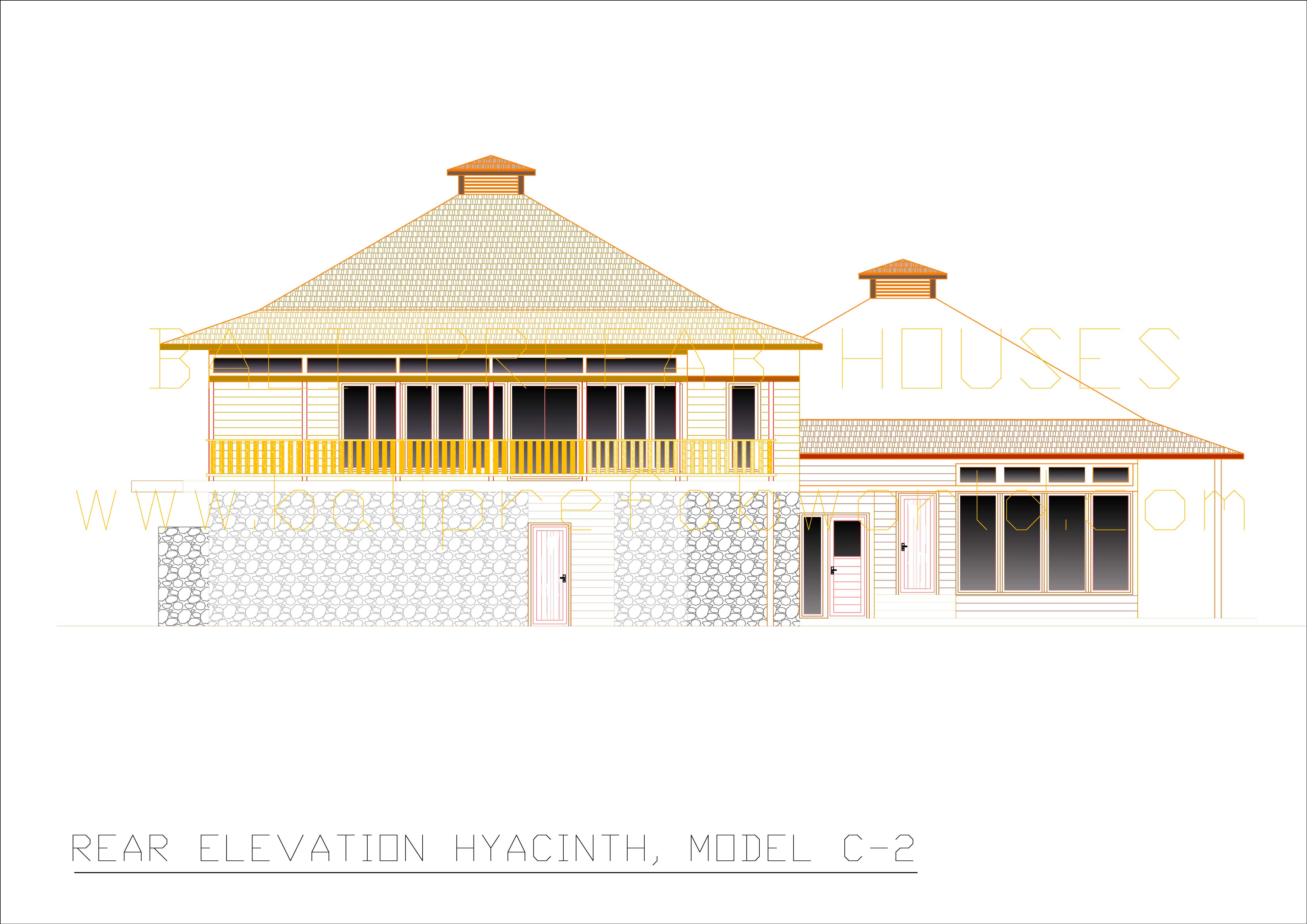 Hyacinth rear elevation