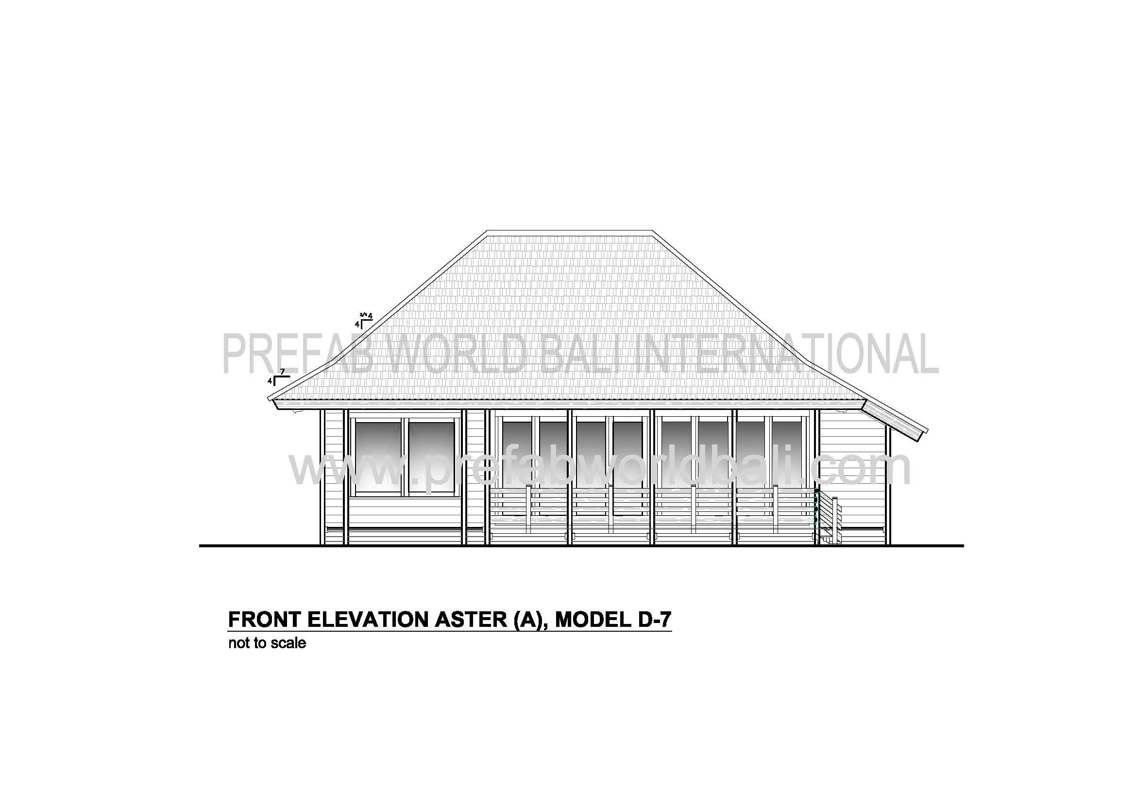 Aster front elevation