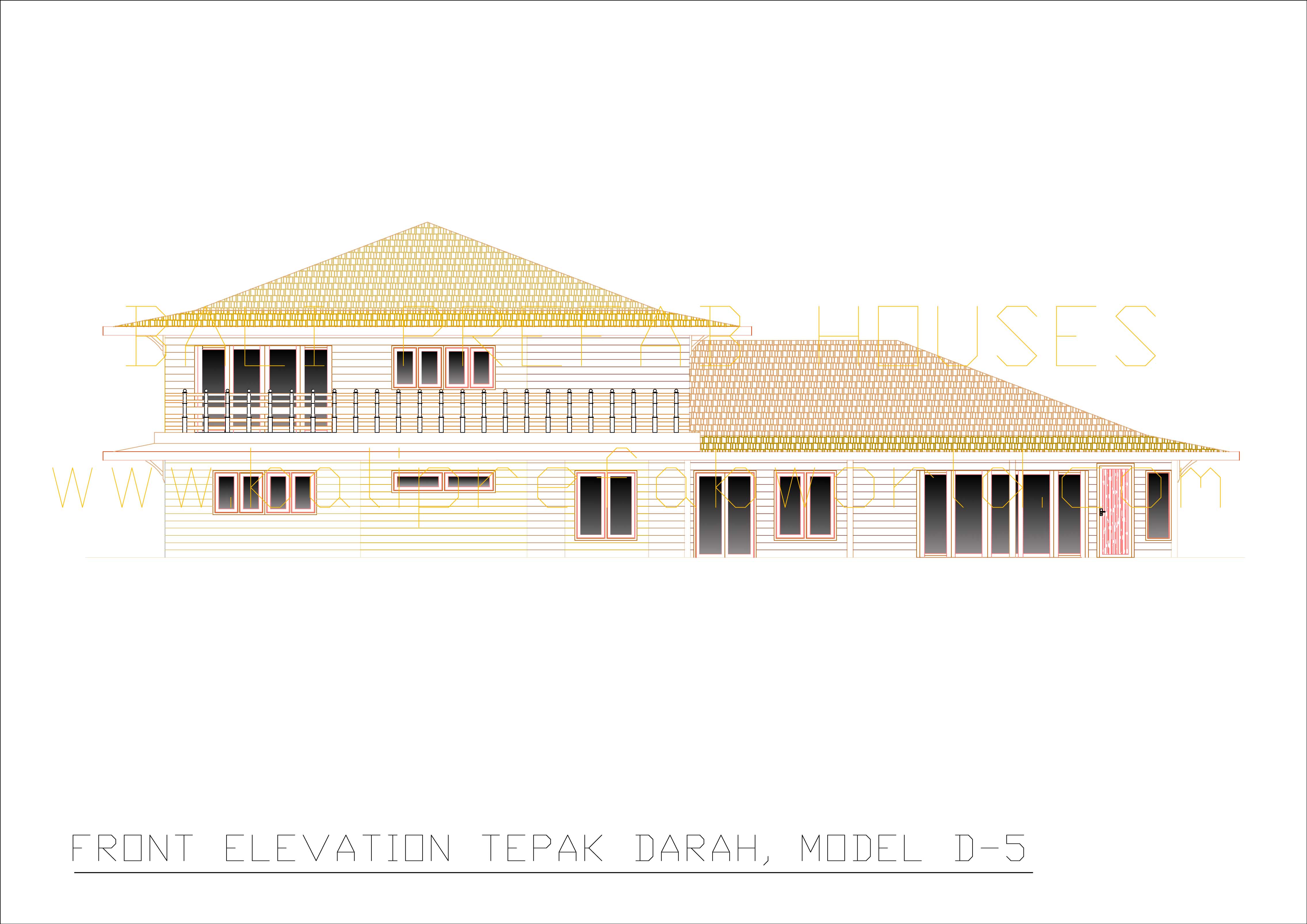 Tepak Darah front elevation