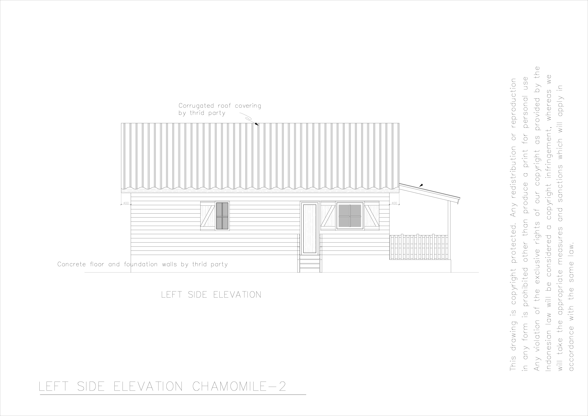 Chamomile 2 left side elevation 0