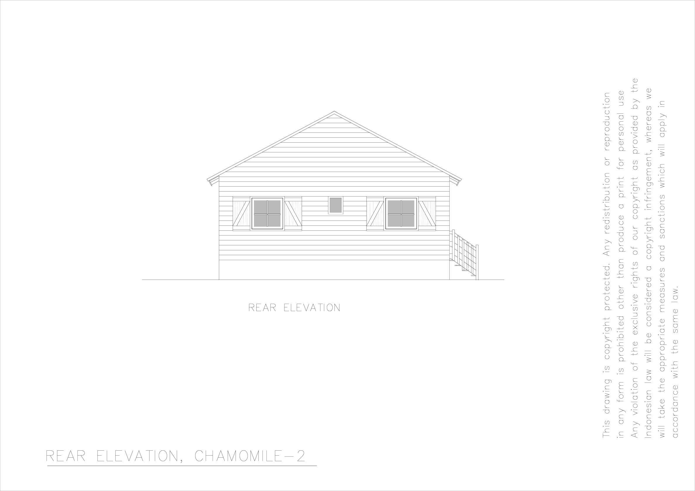Chamomile 2 rear elevation 0