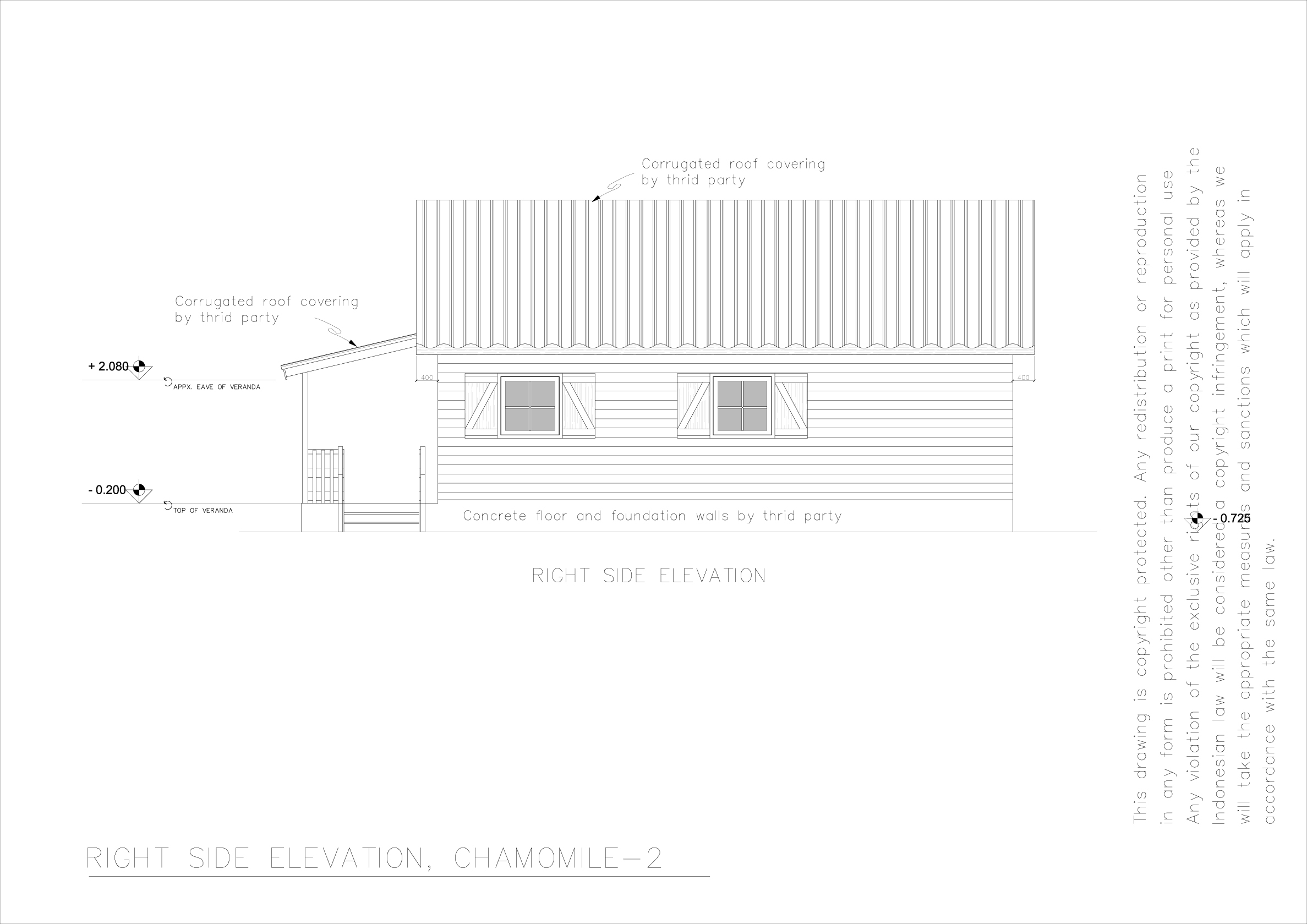 Chamomile 2 right side elevation 0