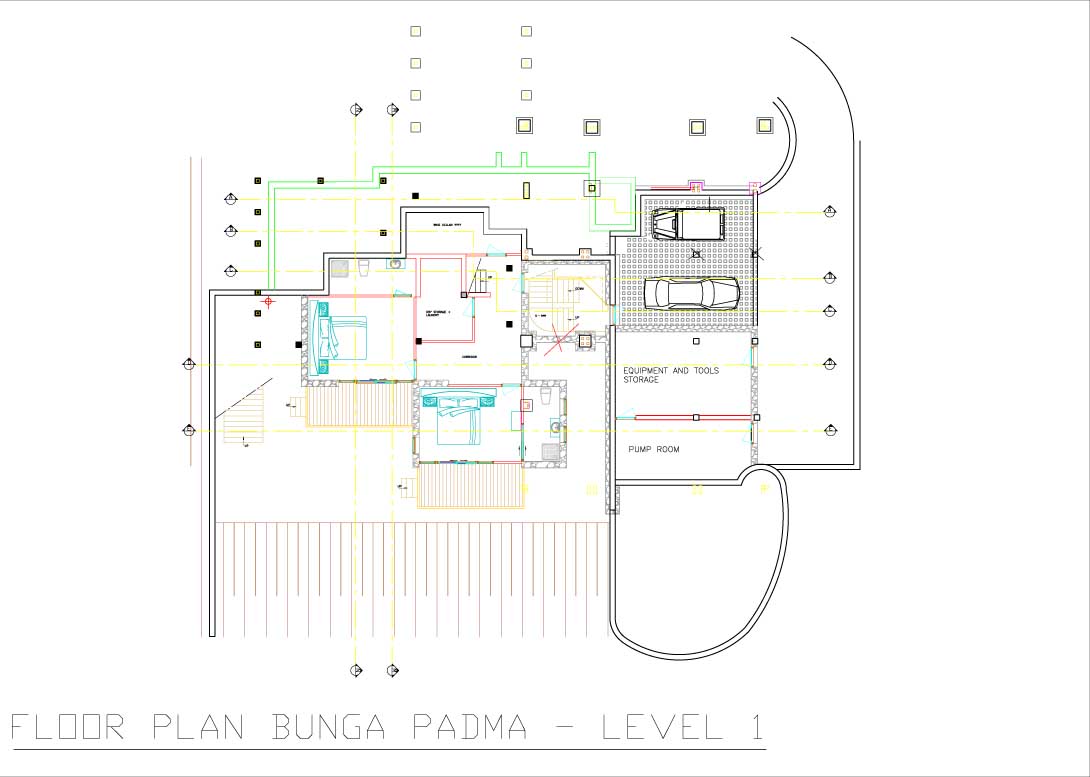 Bunga Padma floor plan level 1