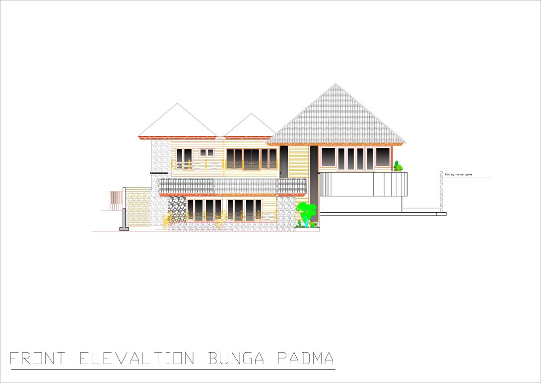 Bunga Padma front elevation