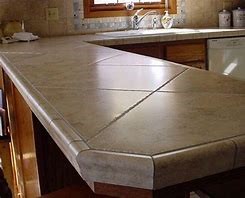 Tiled countertop