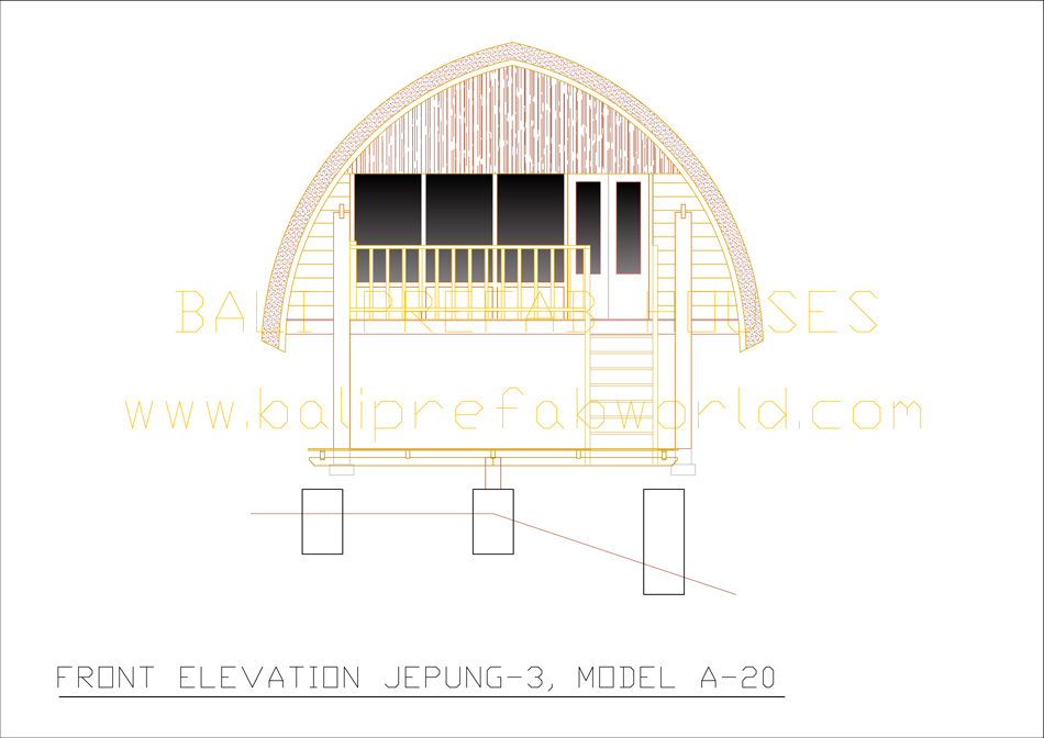 Jepung A 20 front elevation