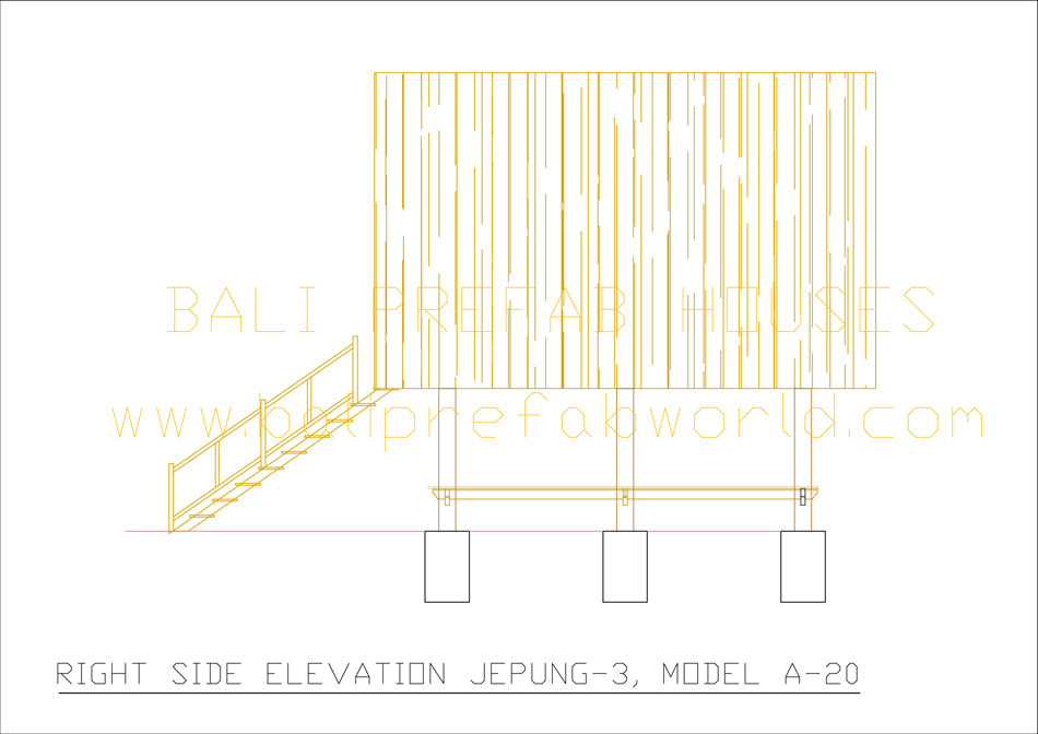 Jepung A 20 right side elevation